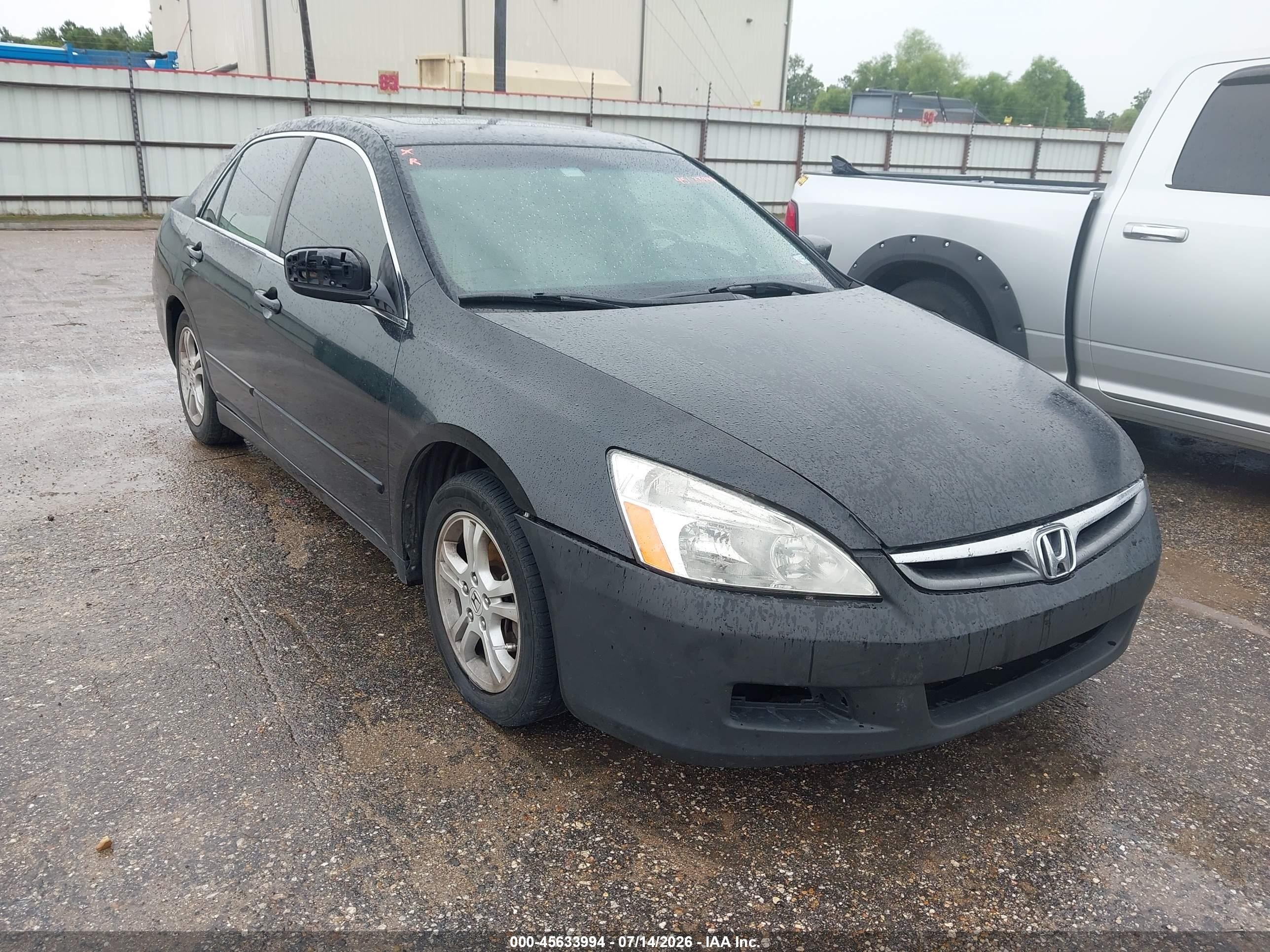 2006 Honda Accord 2.4 Ex Black vin: JHMCM56866C005351
