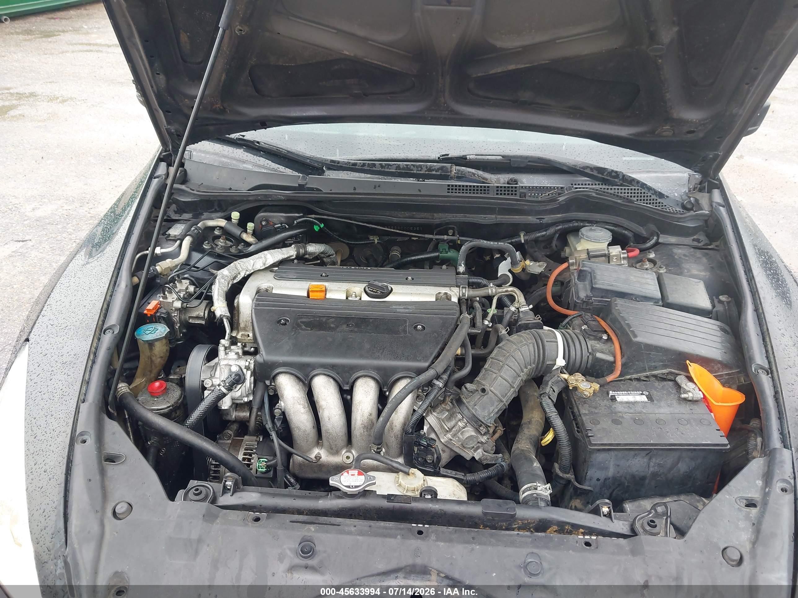 2006 Honda Accord 2.4 Ex Black vin: JHMCM56866C005351