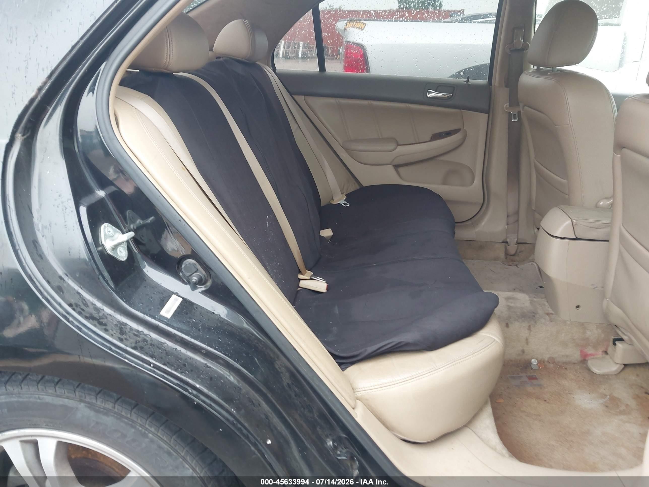 2006 Honda Accord 2.4 Ex Black vin: JHMCM56866C005351
