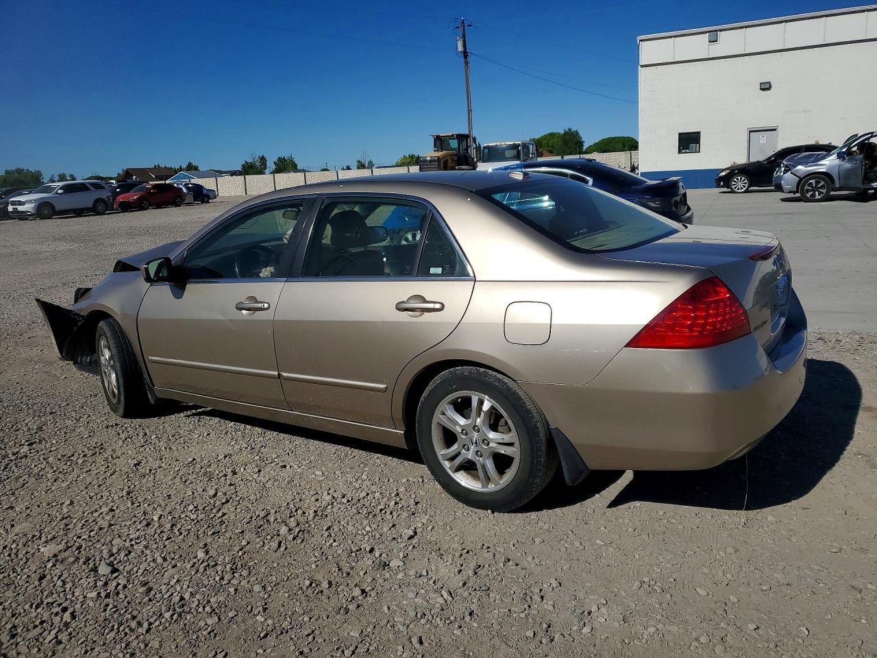 2006 Honda Accord Ex Beige vin: JHMCM56866C010789