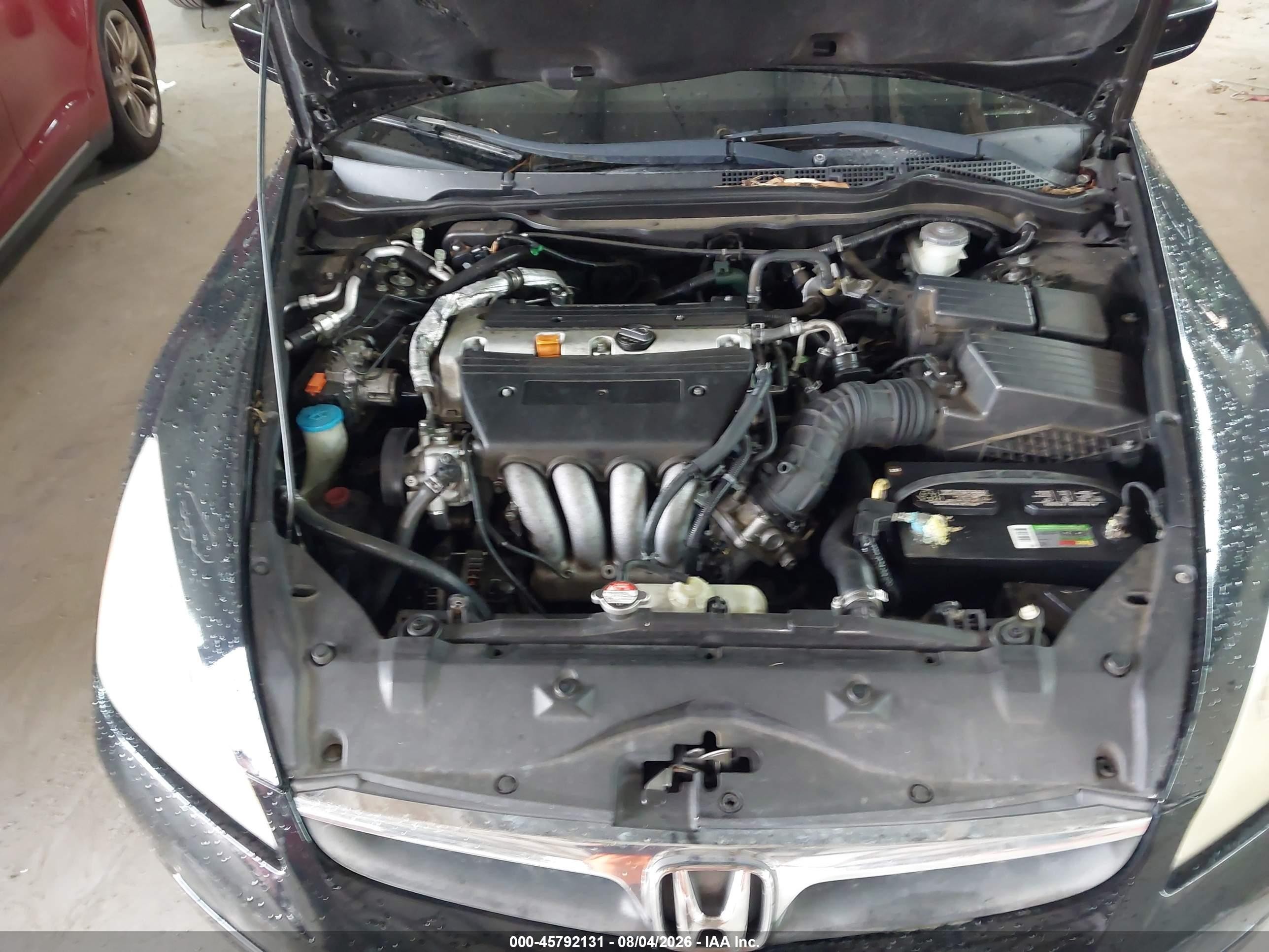2007 Honda Accord 2.4 Ex Black vin: JHMCM56867C000054