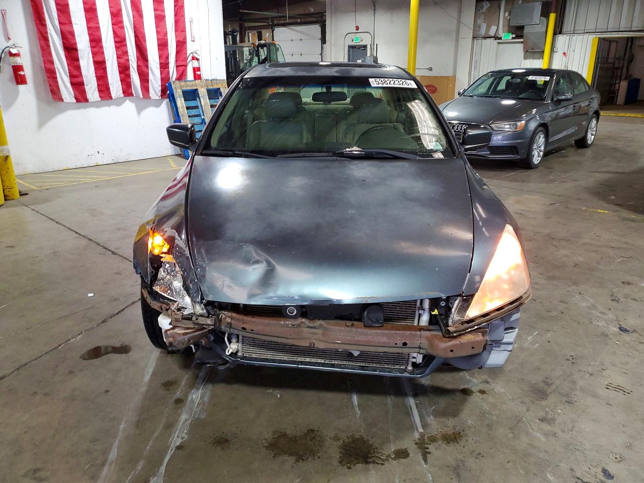 2004 Honda Accord Ex Gray vin: JHMCM56874C001158