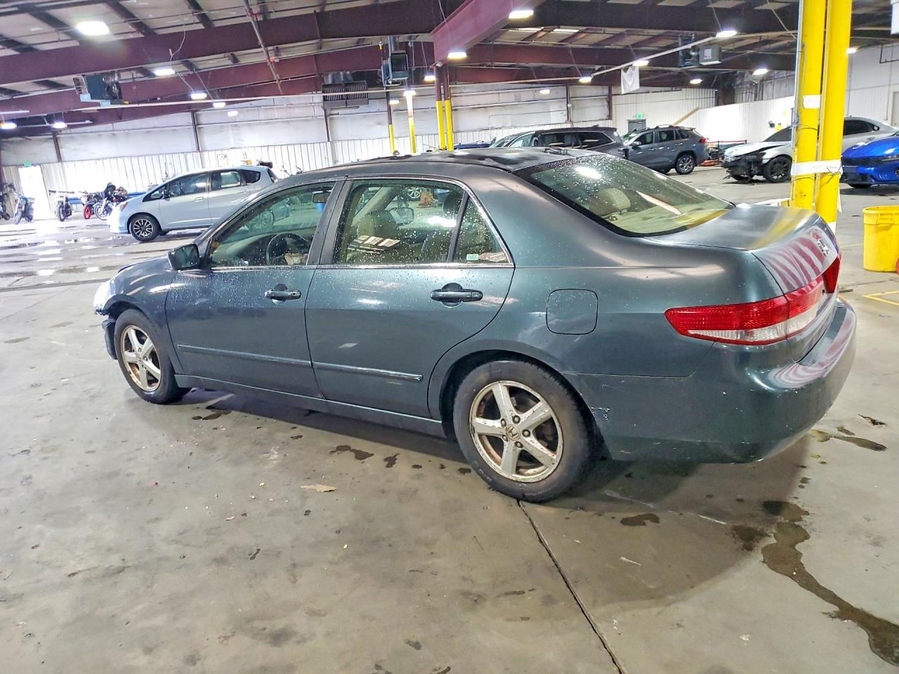2004 Honda Accord Ex Gray vin: JHMCM56874C001158