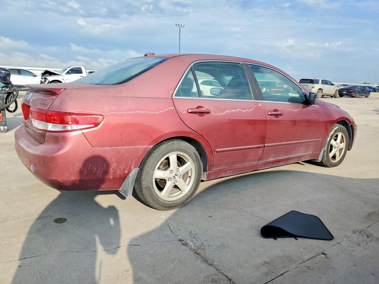 2004 Honda Accord Ex Красный vin: JHMCM56874C001712