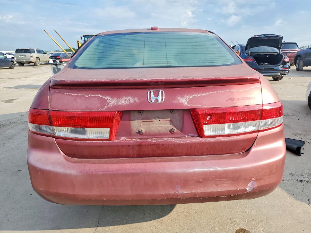 2004 Honda Accord Ex Красный vin: JHMCM56874C001712