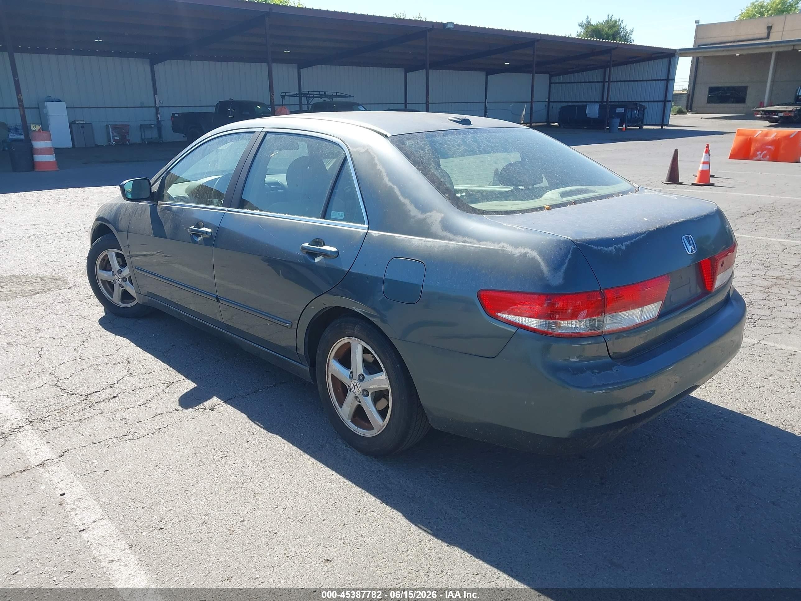 2004 Honda Accord 2.4 Ex Green vin: JHMCM56874C013827