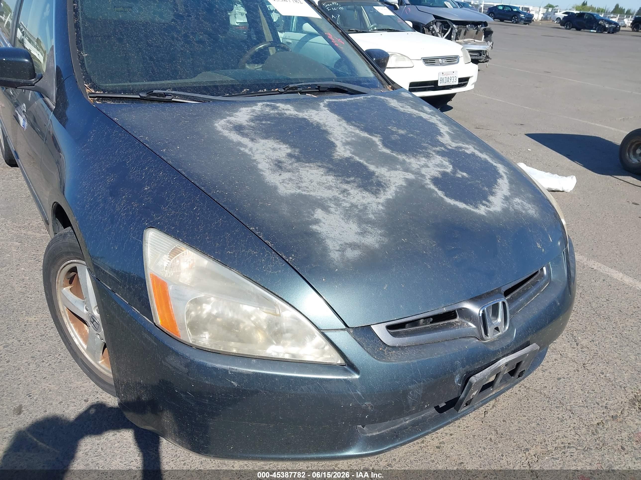 2004 Honda Accord 2.4 Ex Green vin: JHMCM56874C013827
