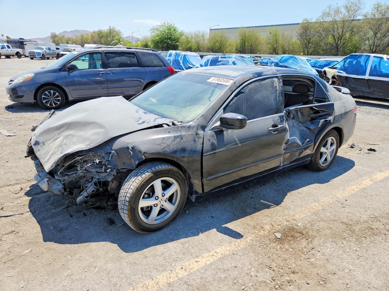 2004 Honda Accord Ex Black vin: JHMCM56874C014640