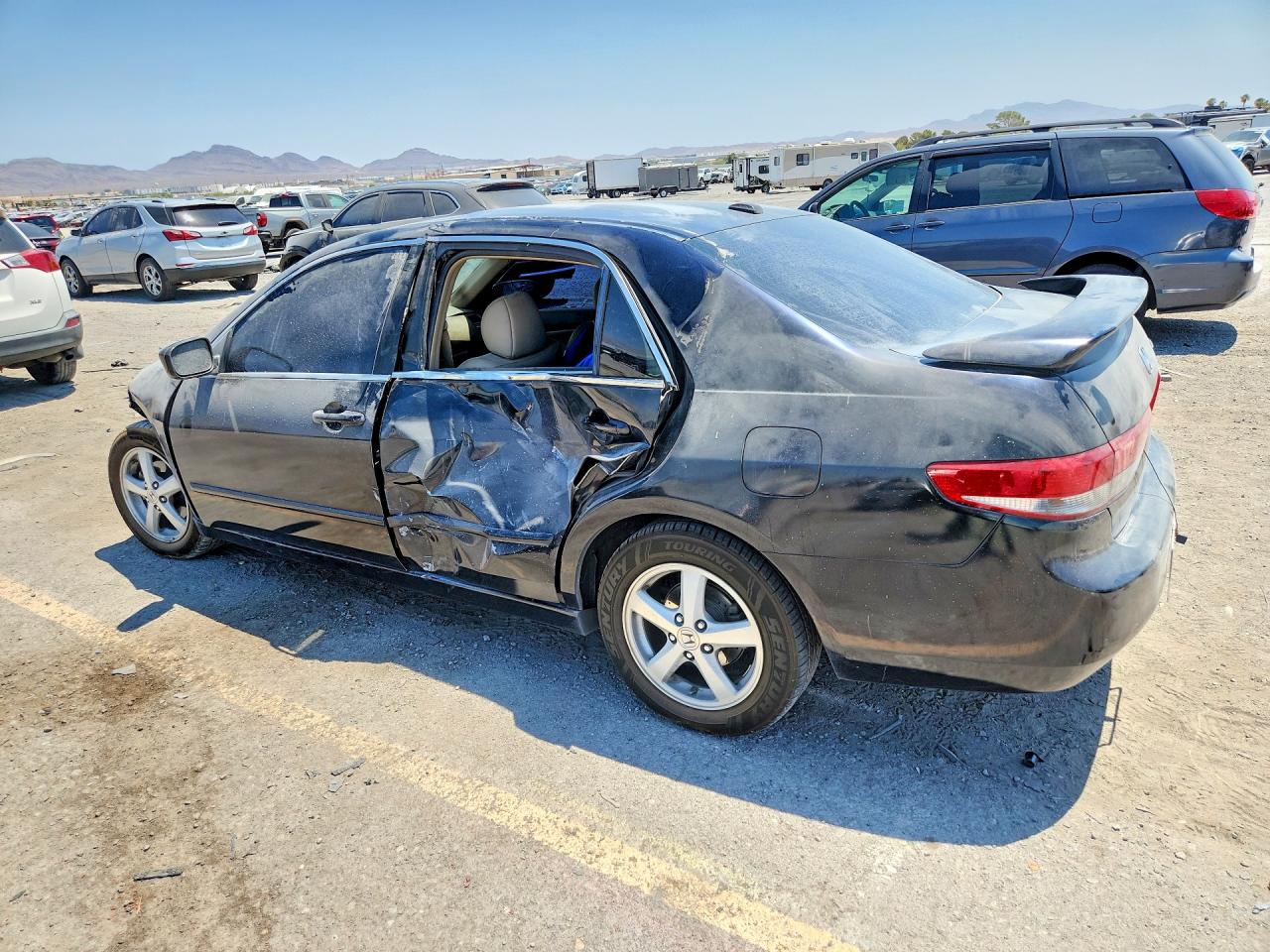 2004 Honda Accord Ex Black vin: JHMCM56874C014640