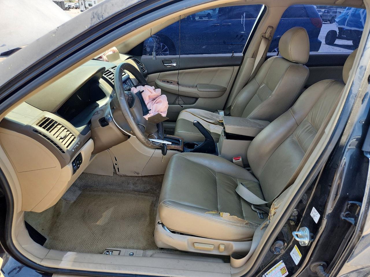 2004 Honda Accord Ex Black vin: JHMCM56874C014640