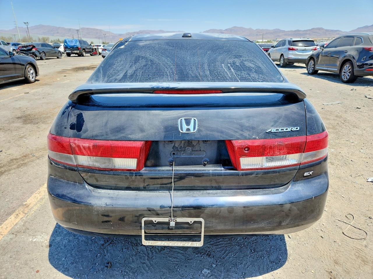 2004 Honda Accord Ex Black vin: JHMCM56874C014640