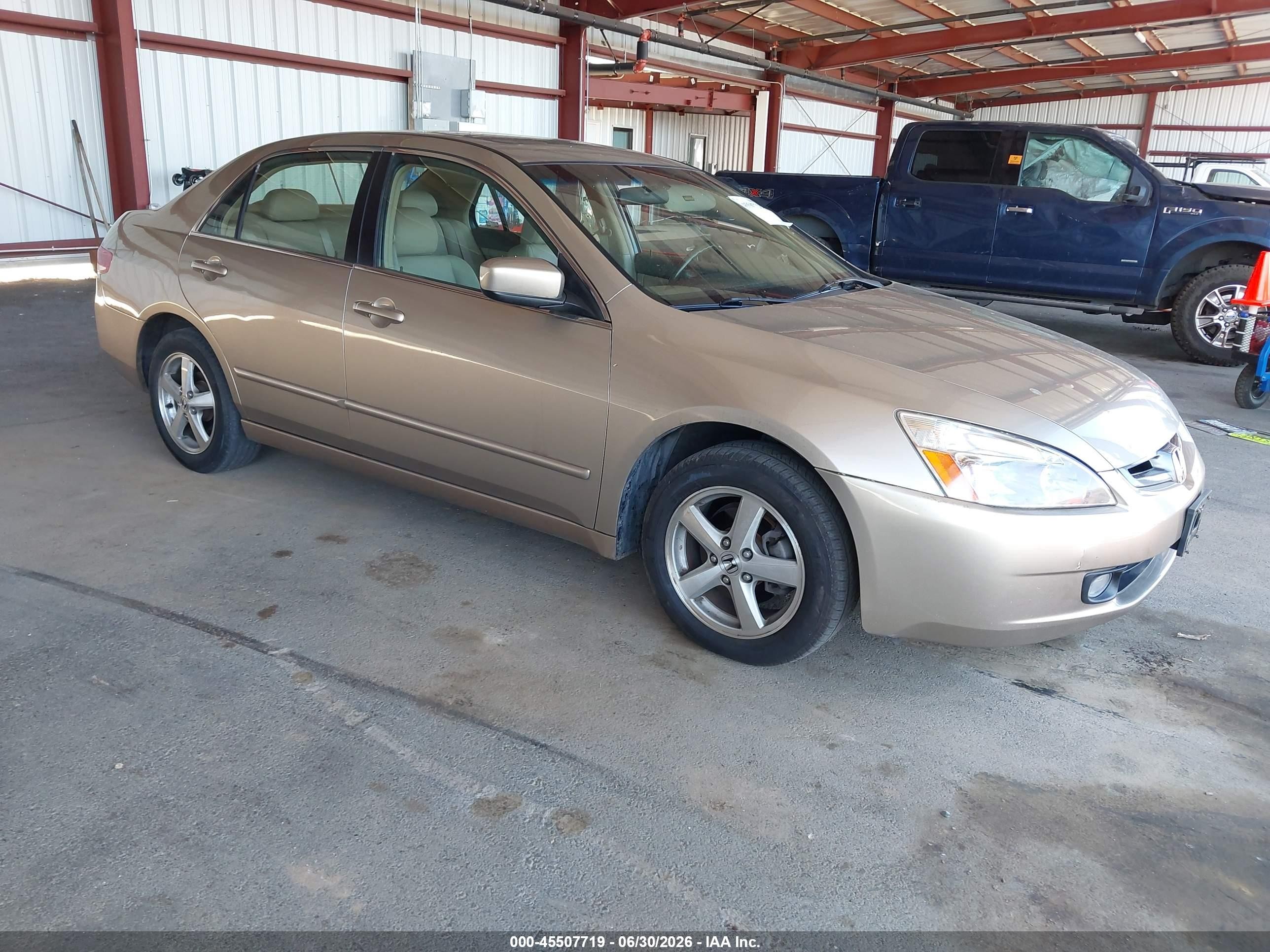 2004 Honda Accord 2.4 Ex Gold vin: JHMCM56874C026738