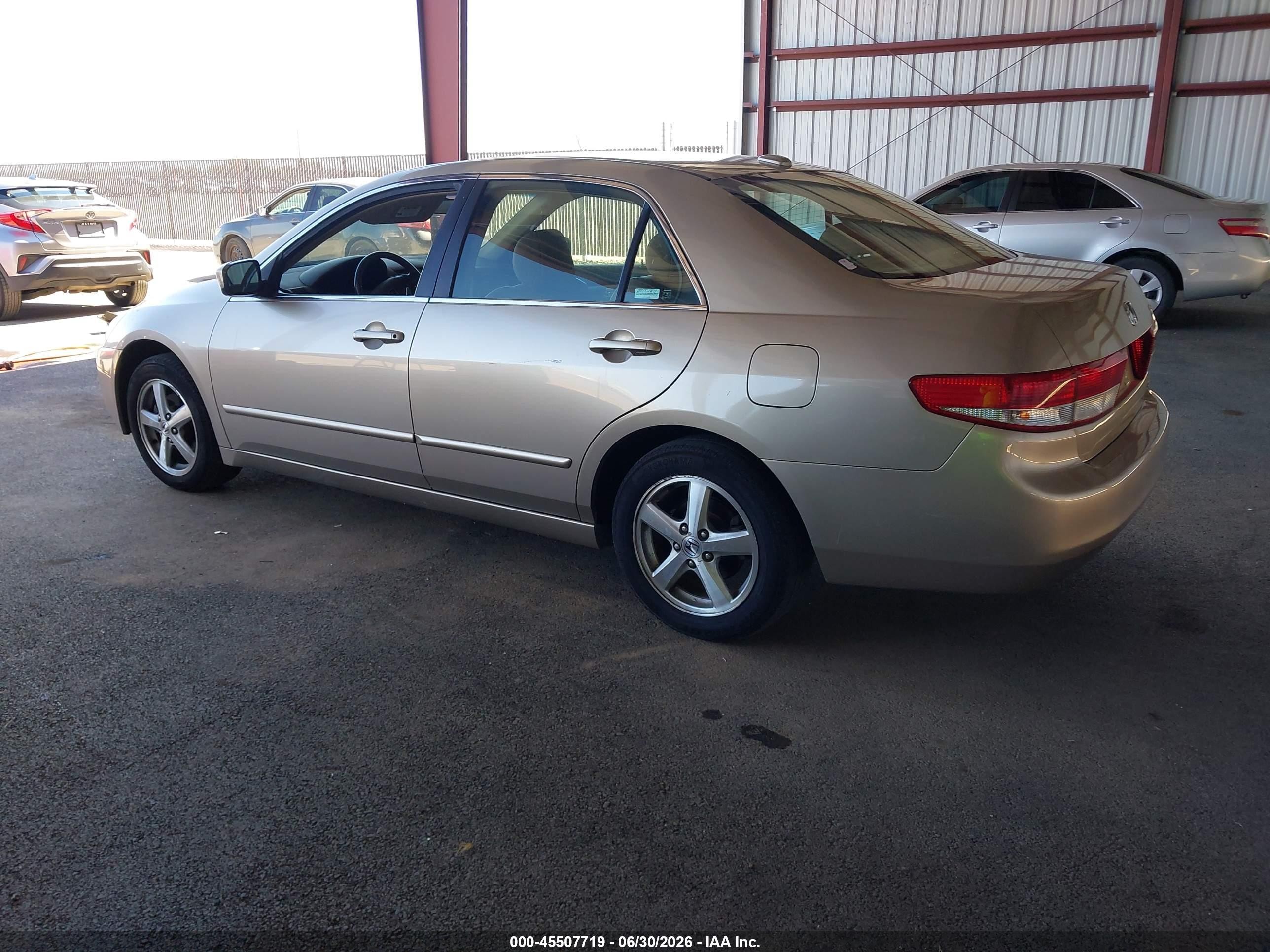 2004 Honda Accord 2.4 Ex Gold vin: JHMCM56874C026738