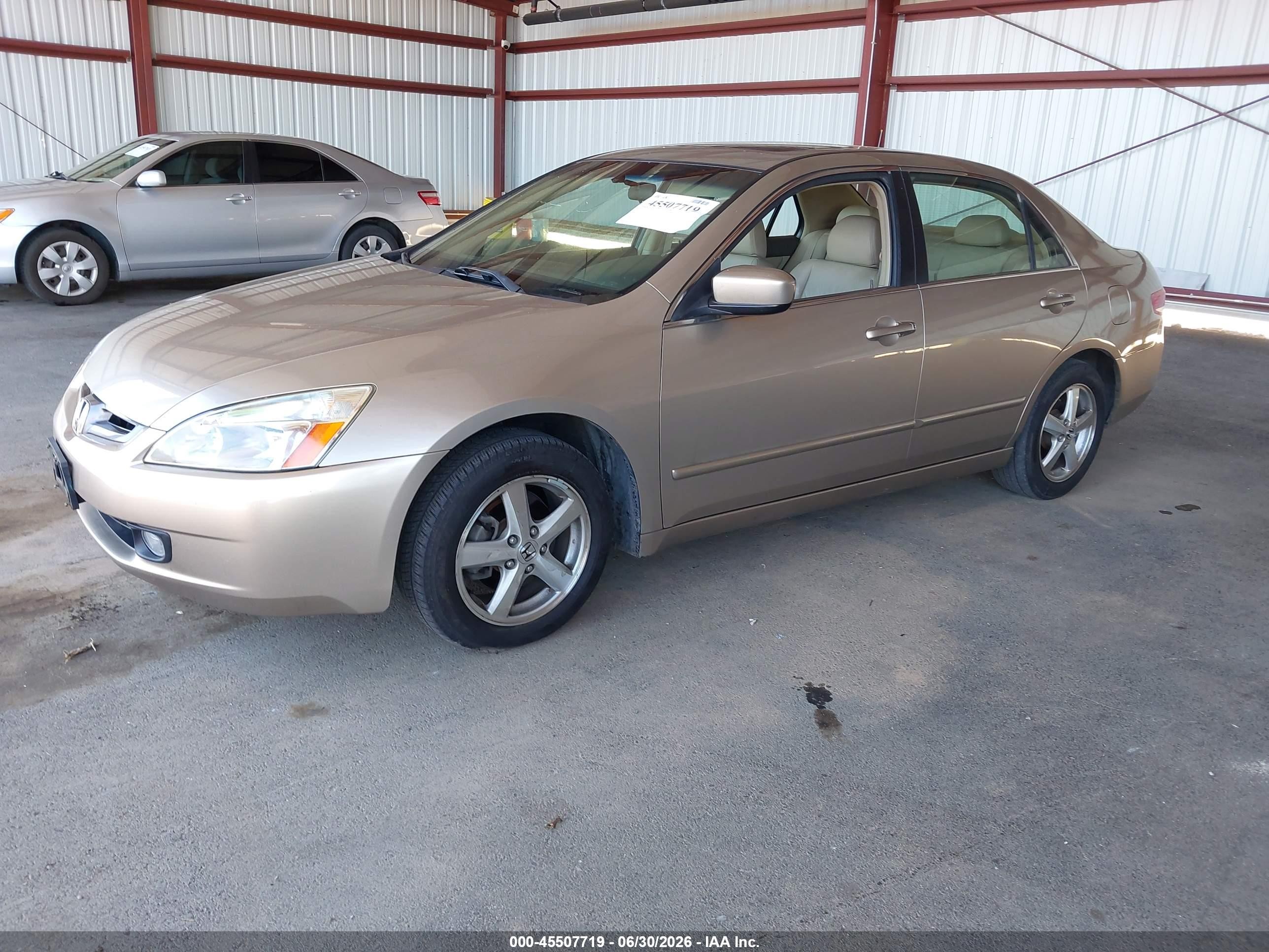 2004 Honda Accord 2.4 Ex Gold vin: JHMCM56874C026738
