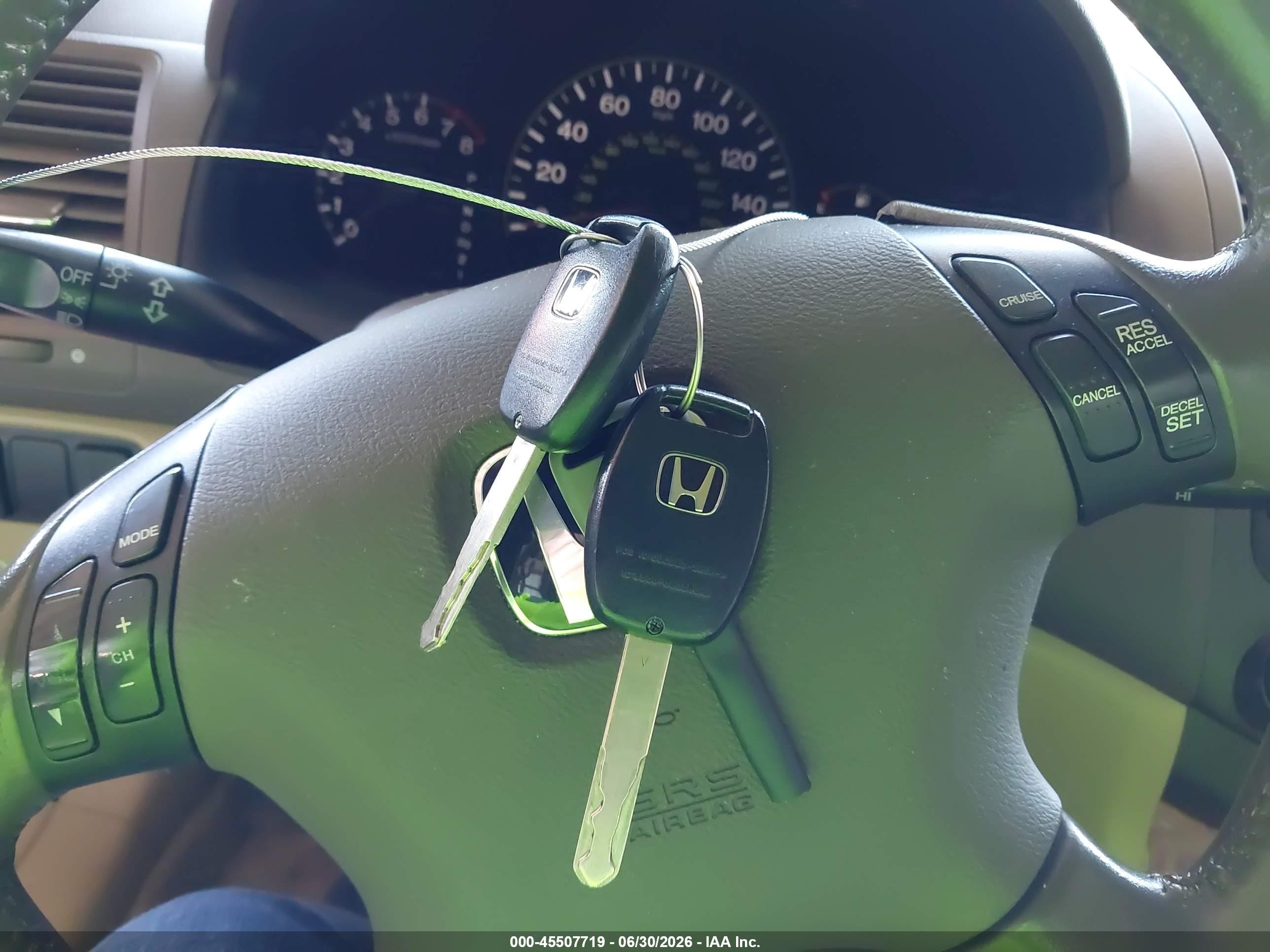 2004 Honda Accord 2.4 Ex Gold vin: JHMCM56874C026738