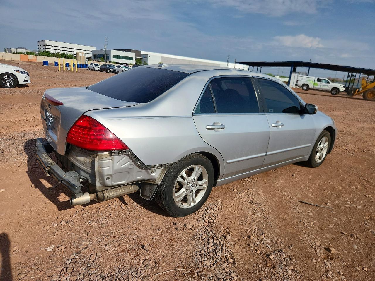 2006 Honda Accord Ex Silver vin: JHMCM56876C011417