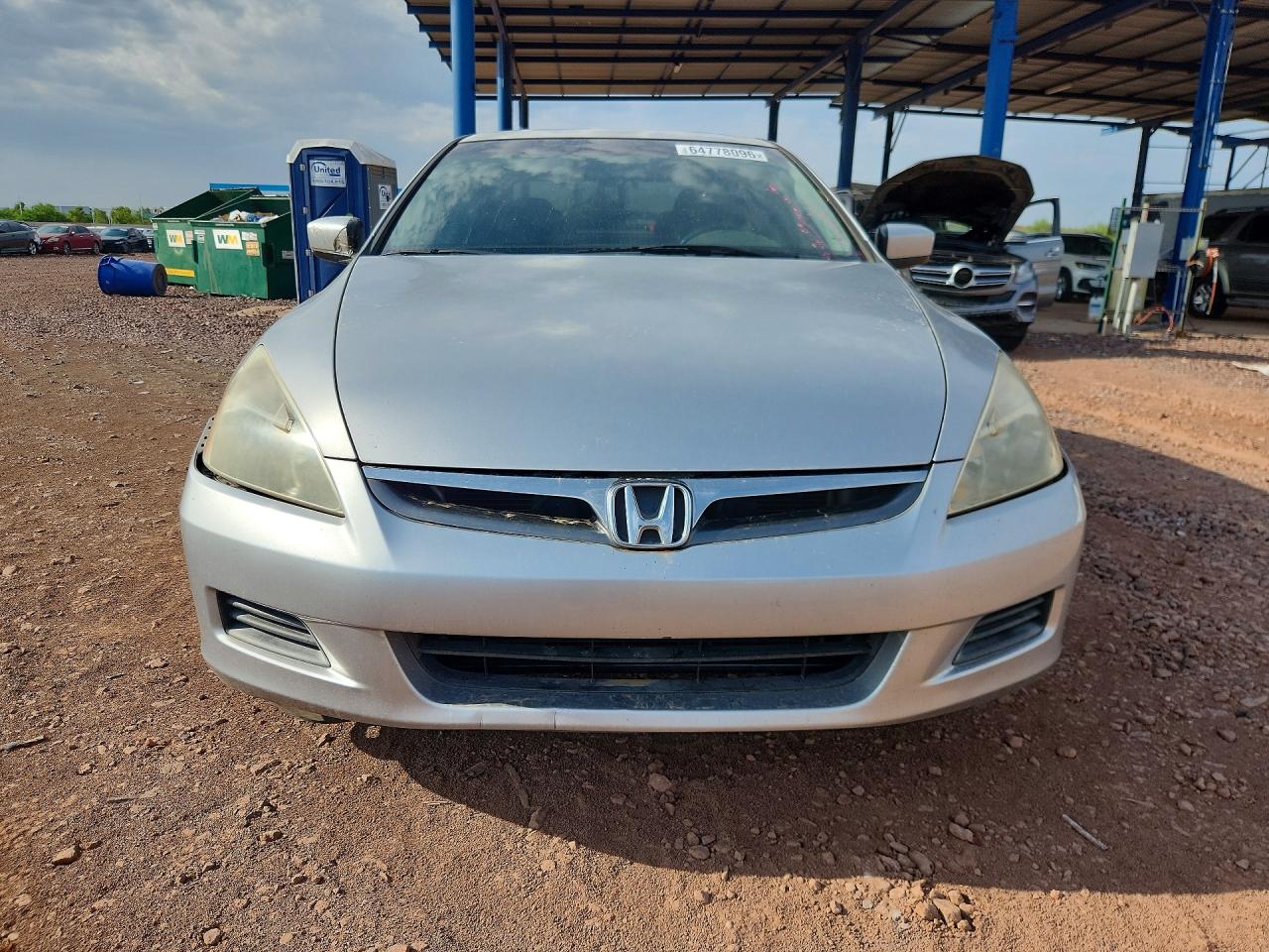 2006 Honda Accord Ex Silver vin: JHMCM56876C011417