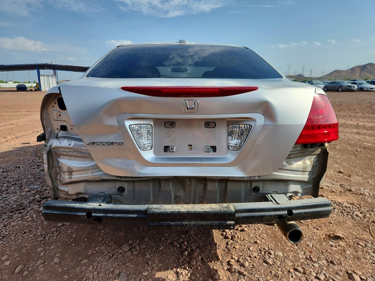 2006 Honda Accord Ex Silver vin: JHMCM56876C011417