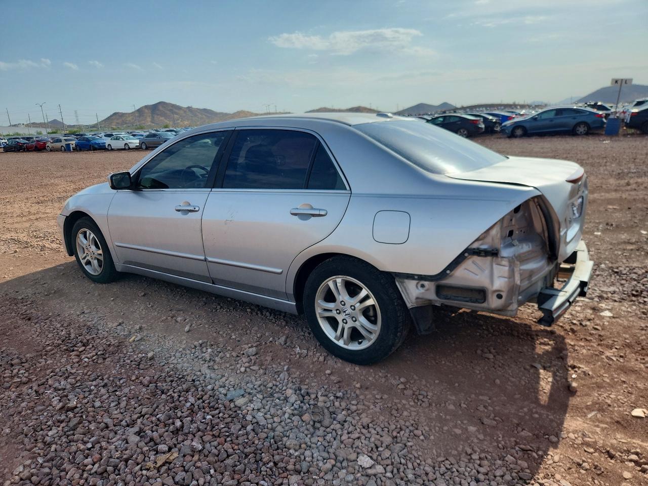 2006 Honda Accord Ex Silver vin: JHMCM56876C011417