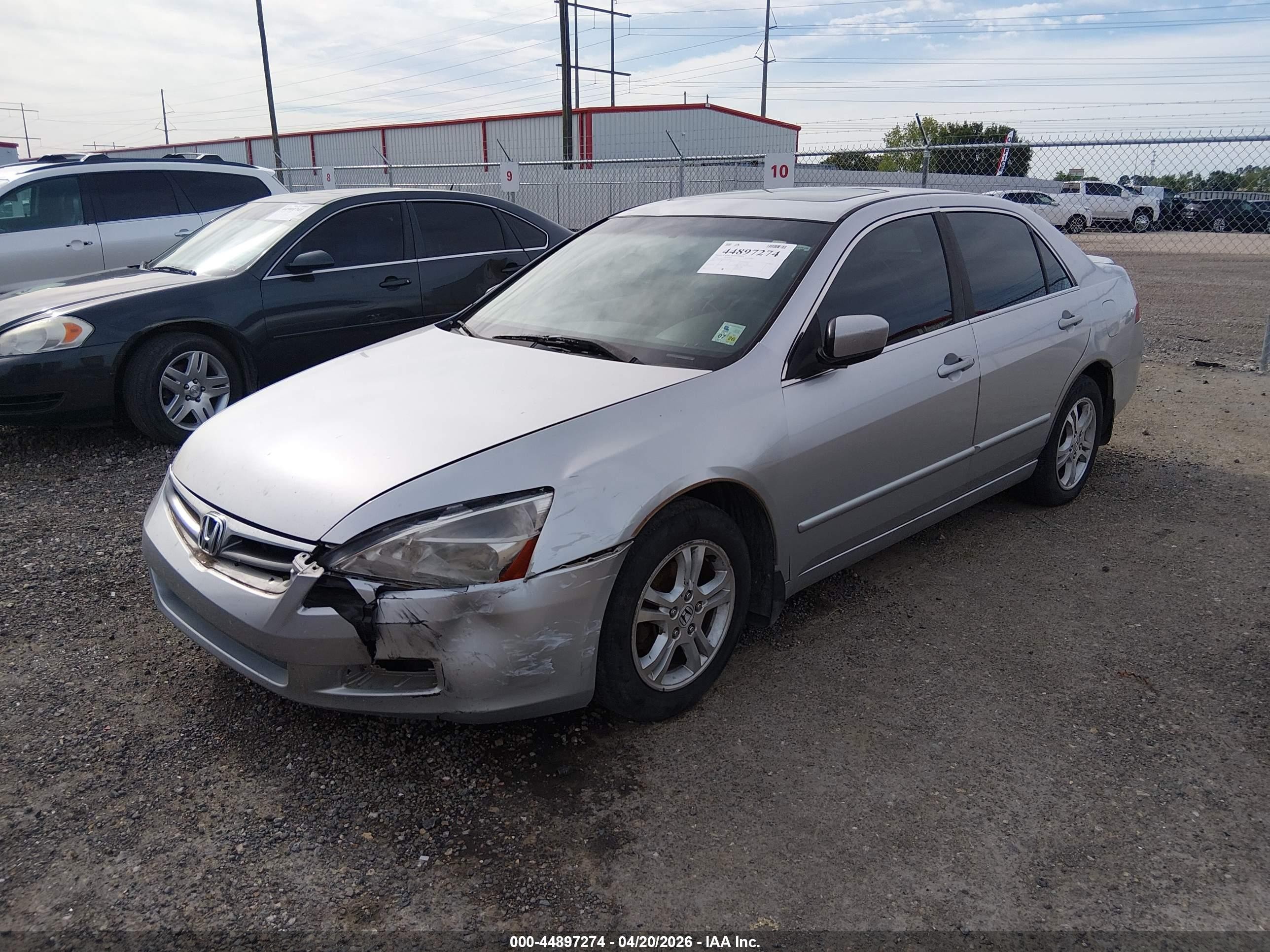 2007 Honda Accord 2.4 Ex Silver vin: JHMCM56877C000953