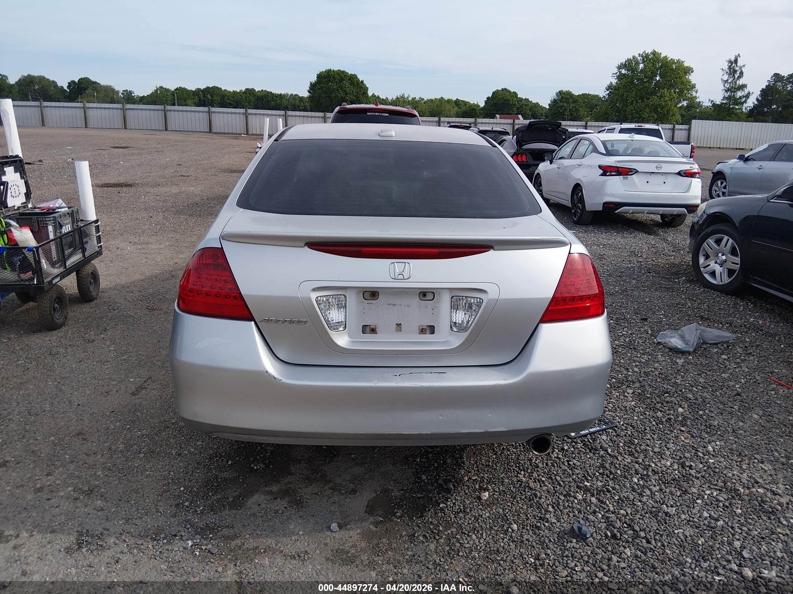 2007 Honda Accord 2.4 Ex Silver vin: JHMCM56877C000953