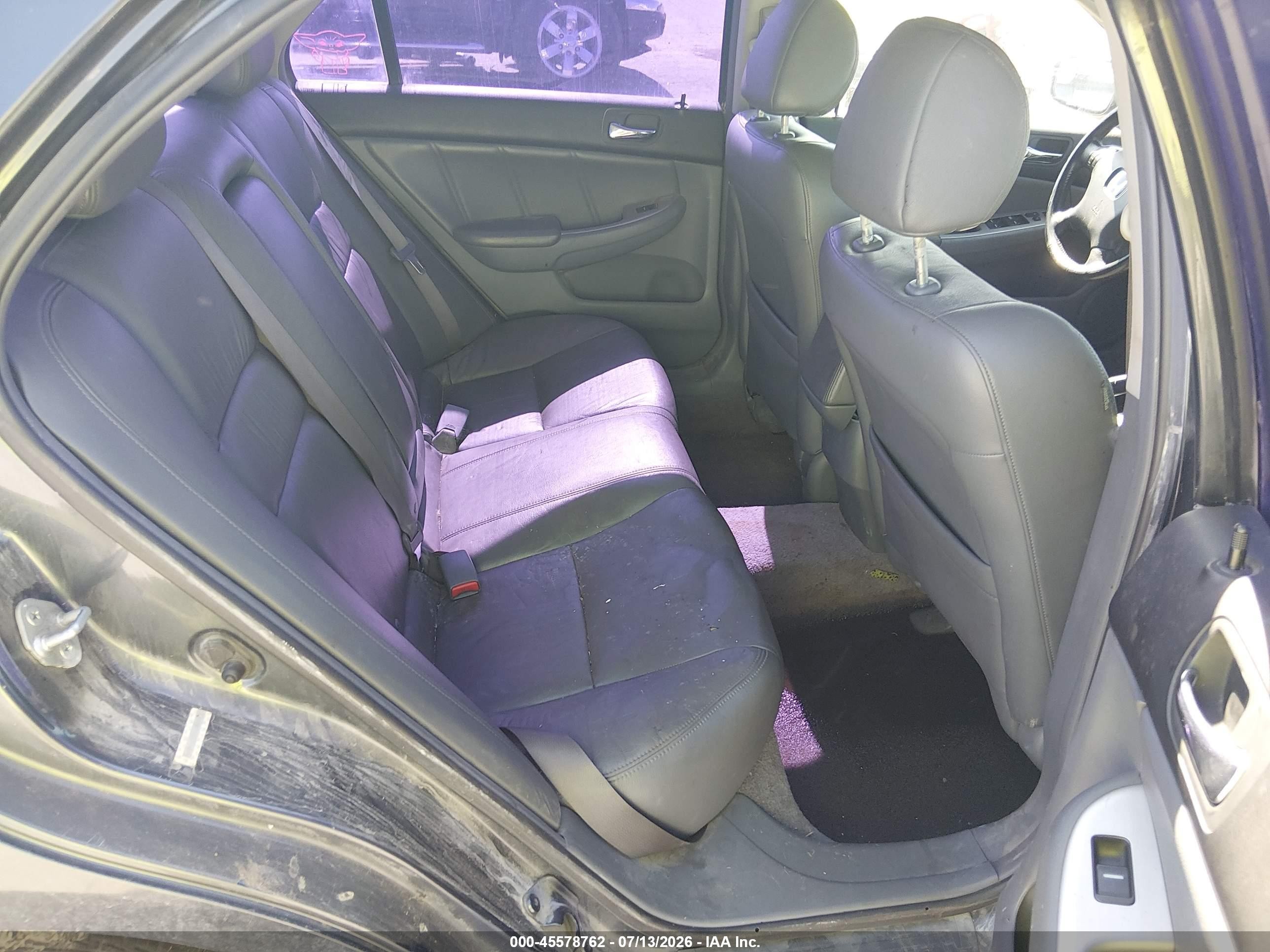 2004 Honda Accord 2.4 Ex Gray vin: JHMCM56884C023072