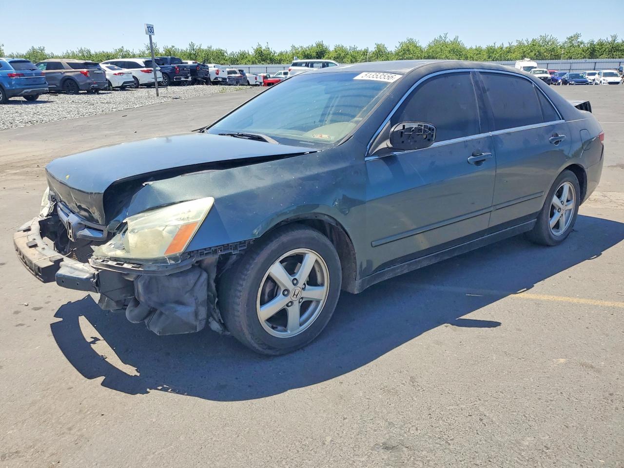 2004 Honda Accord Ex Серый vin: JHMCM56884C036095