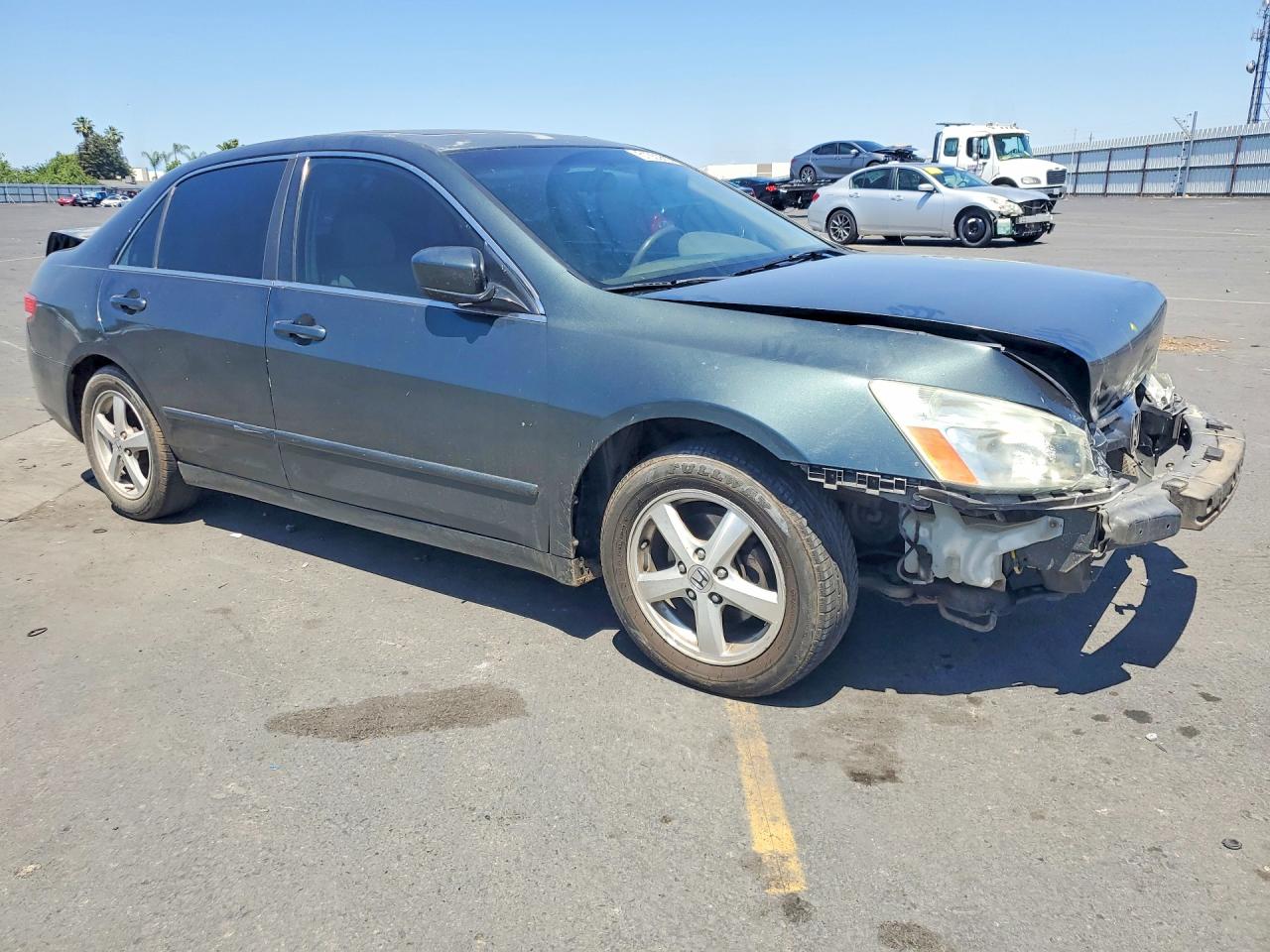 2004 Honda Accord Ex Серый vin: JHMCM56884C036095