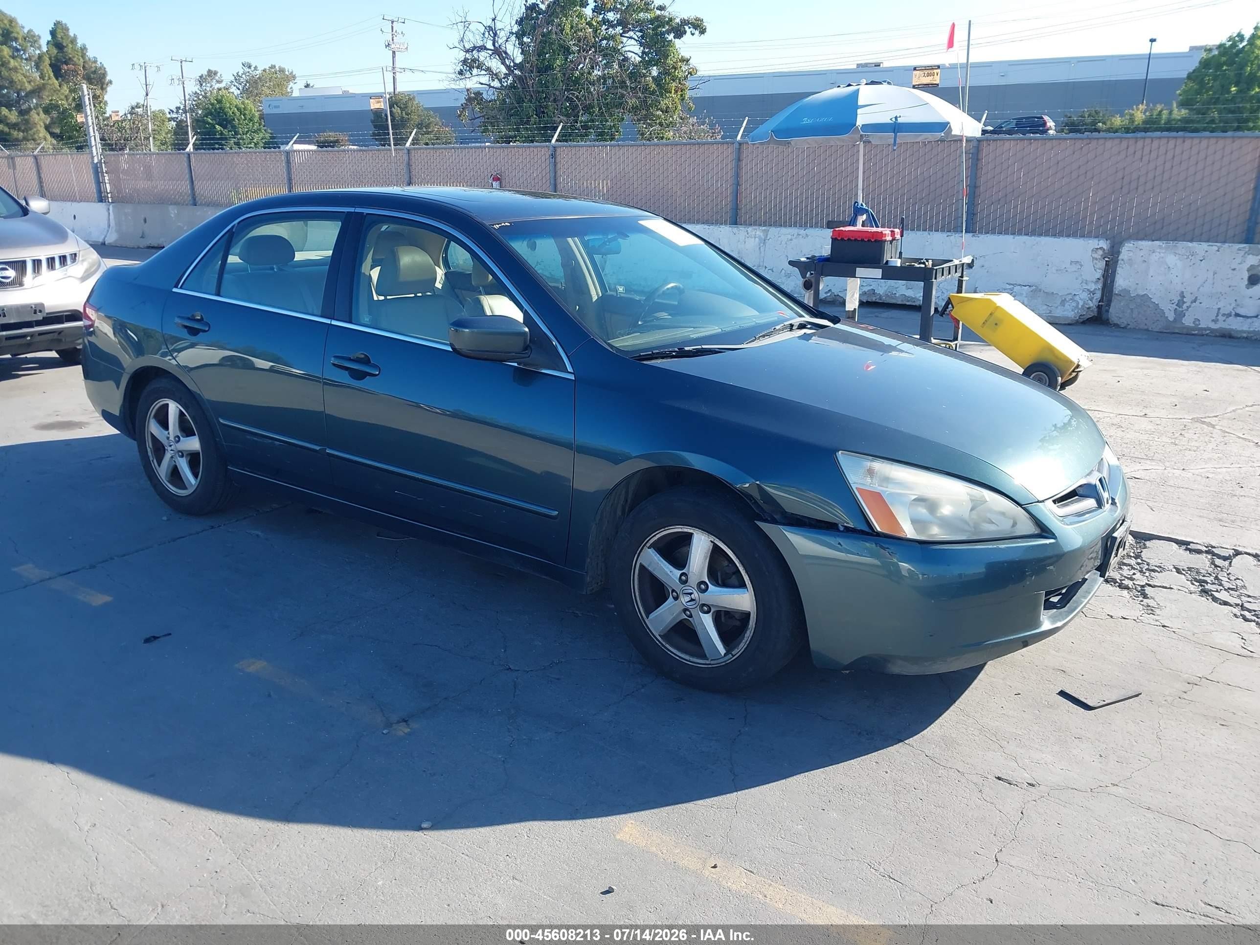 2004 Honda Accord 2.4 Ex Зеленый vin: JHMCM56884C041040
