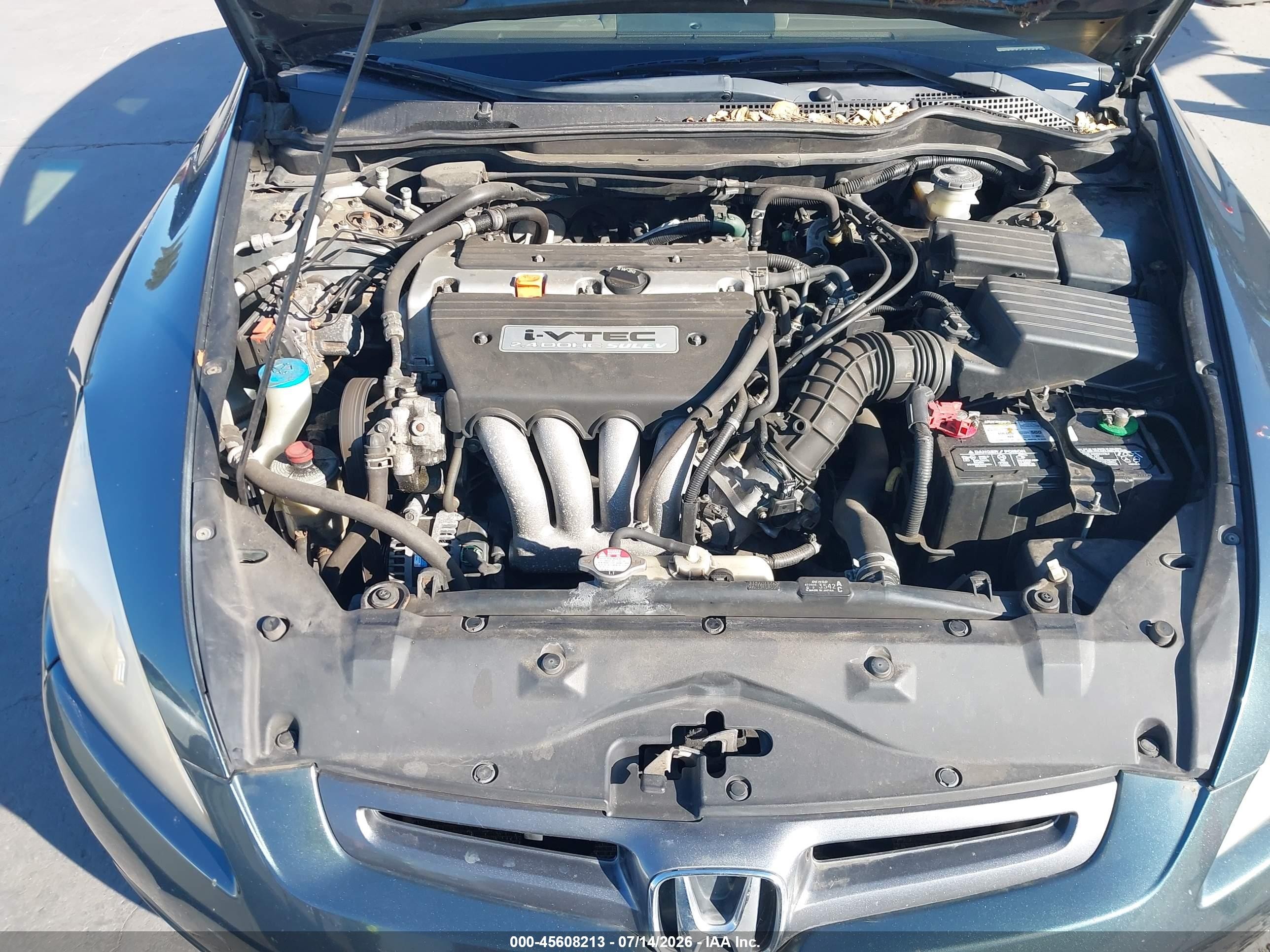 2004 Honda Accord 2.4 Ex Green vin: JHMCM56884C041040