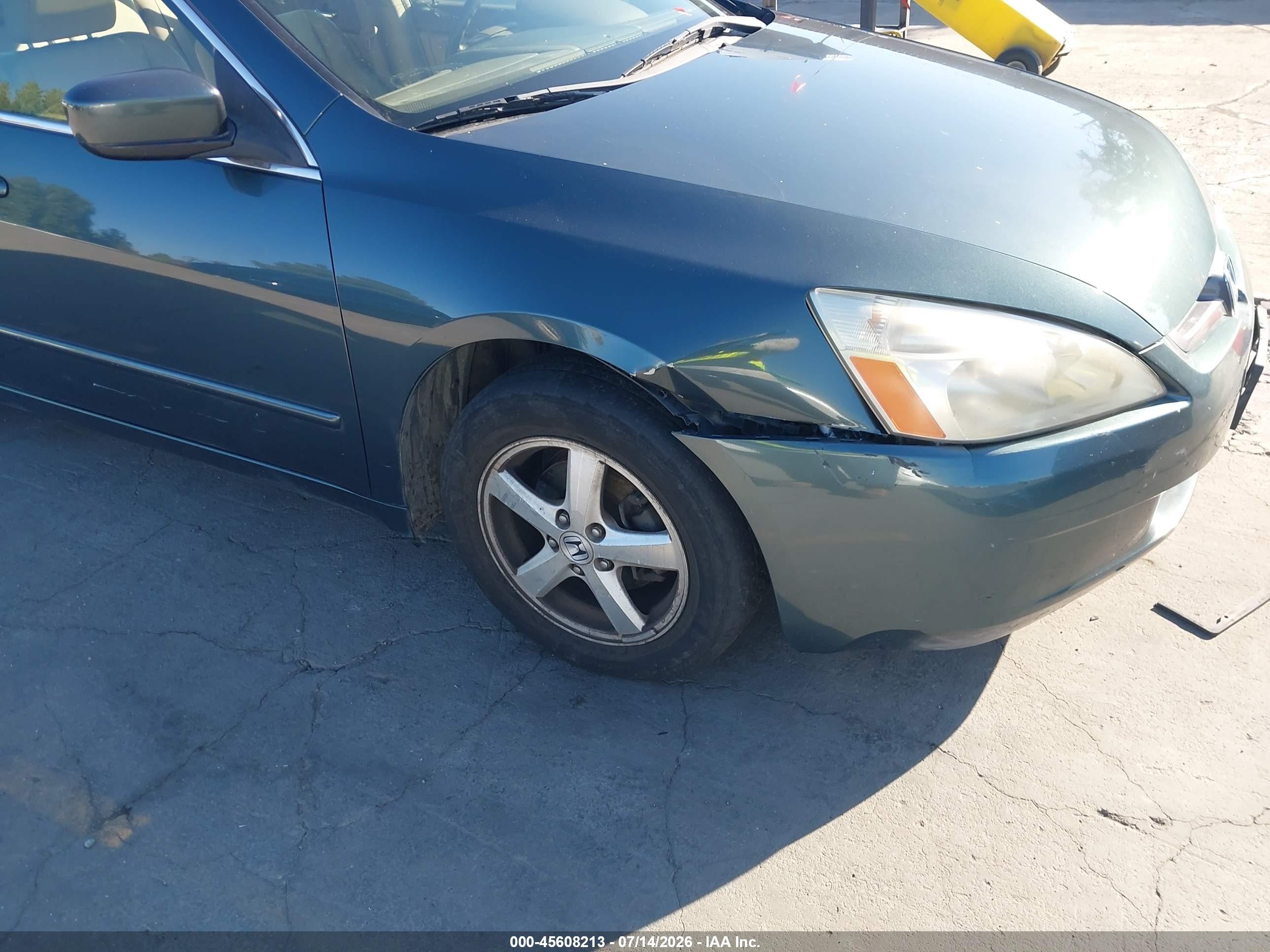 2004 Honda Accord 2.4 Ex Green vin: JHMCM56884C041040