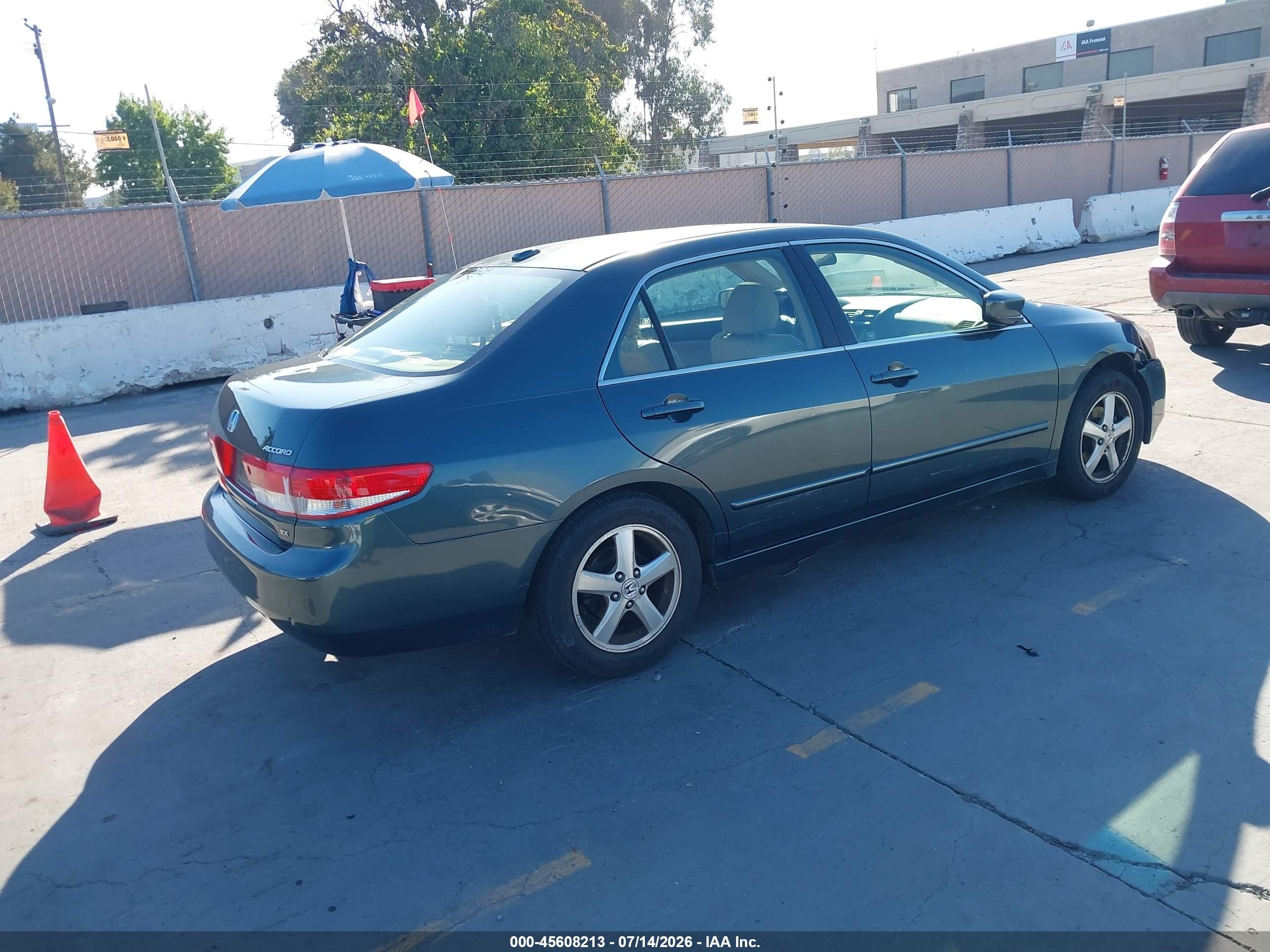 2004 Honda Accord 2.4 Ex Green vin: JHMCM56884C041040