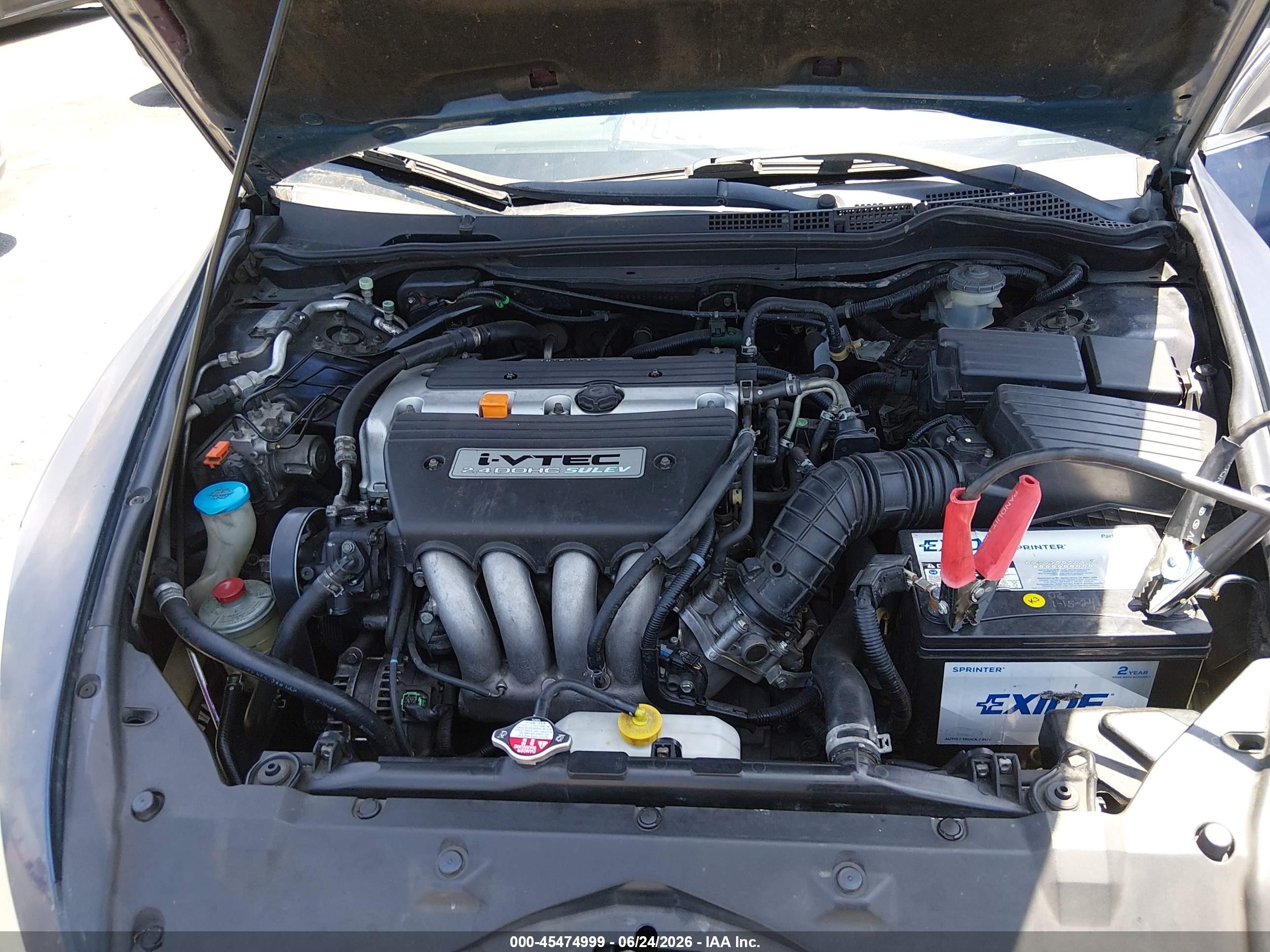 2006 Honda Accord 2.4 Ex Blue vin: JHMCM56886C006937