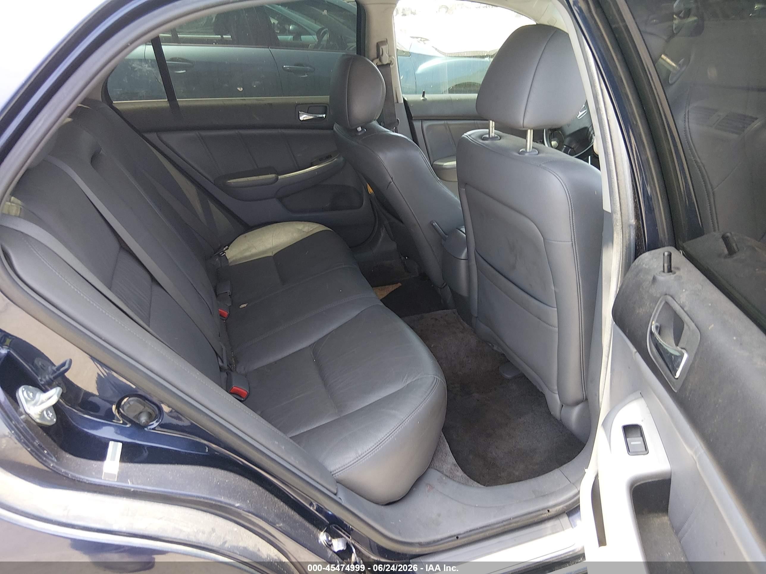 2006 Honda Accord 2.4 Ex Blue vin: JHMCM56886C006937