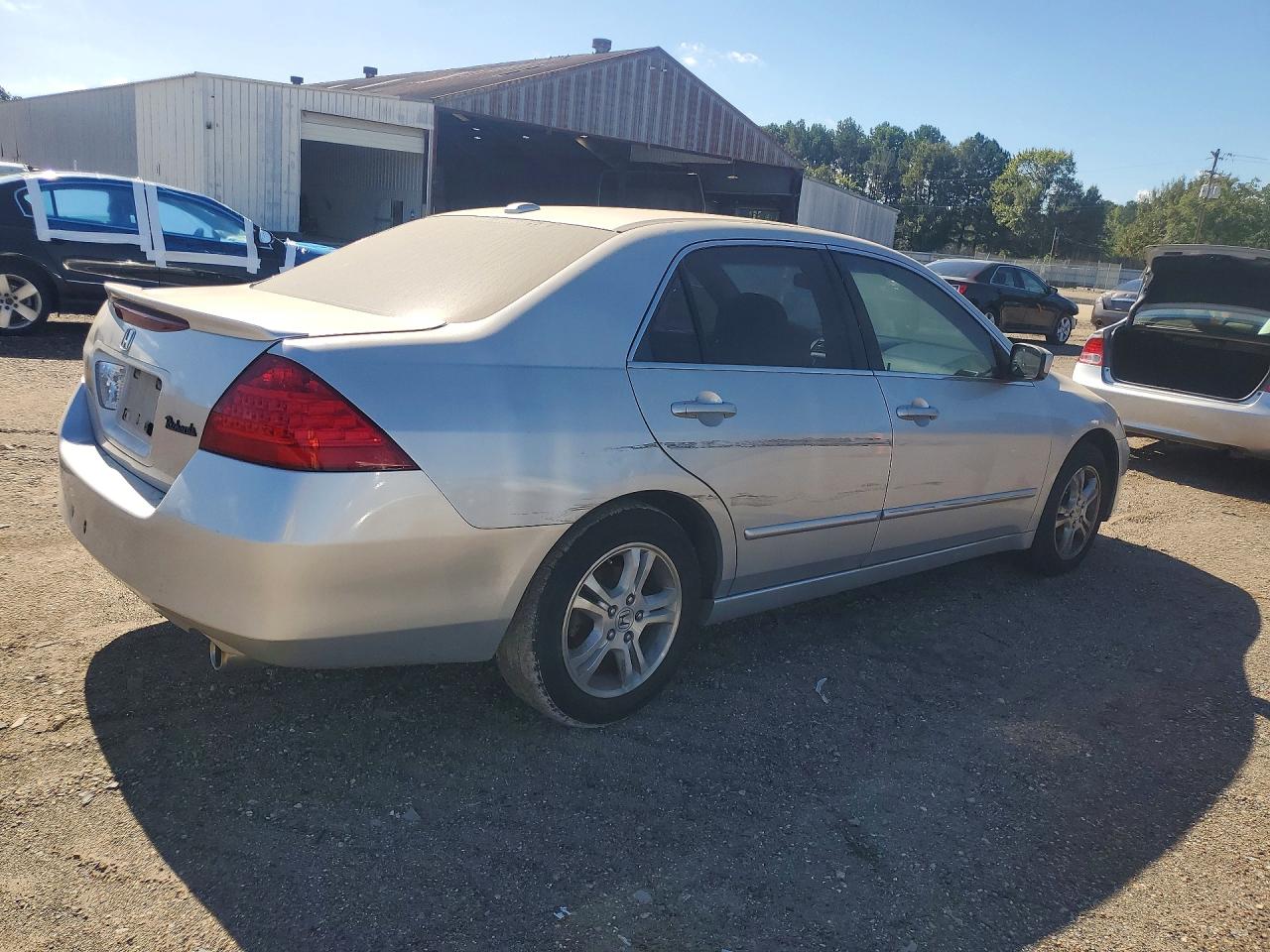 2007 Honda Accord Ex Silver vin: JHMCM56887C000959