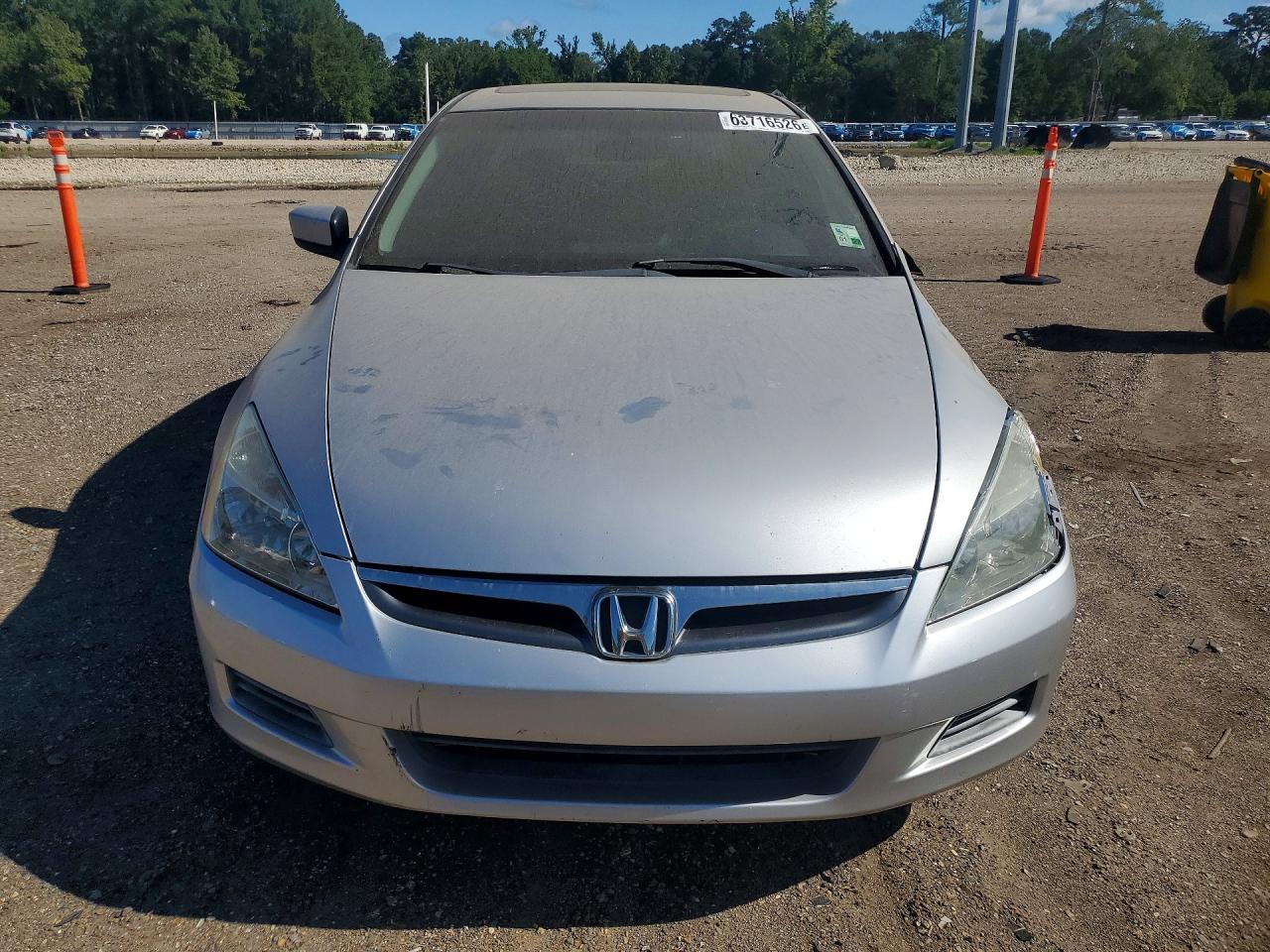 2007 Honda Accord Ex Silver vin: JHMCM56887C000959