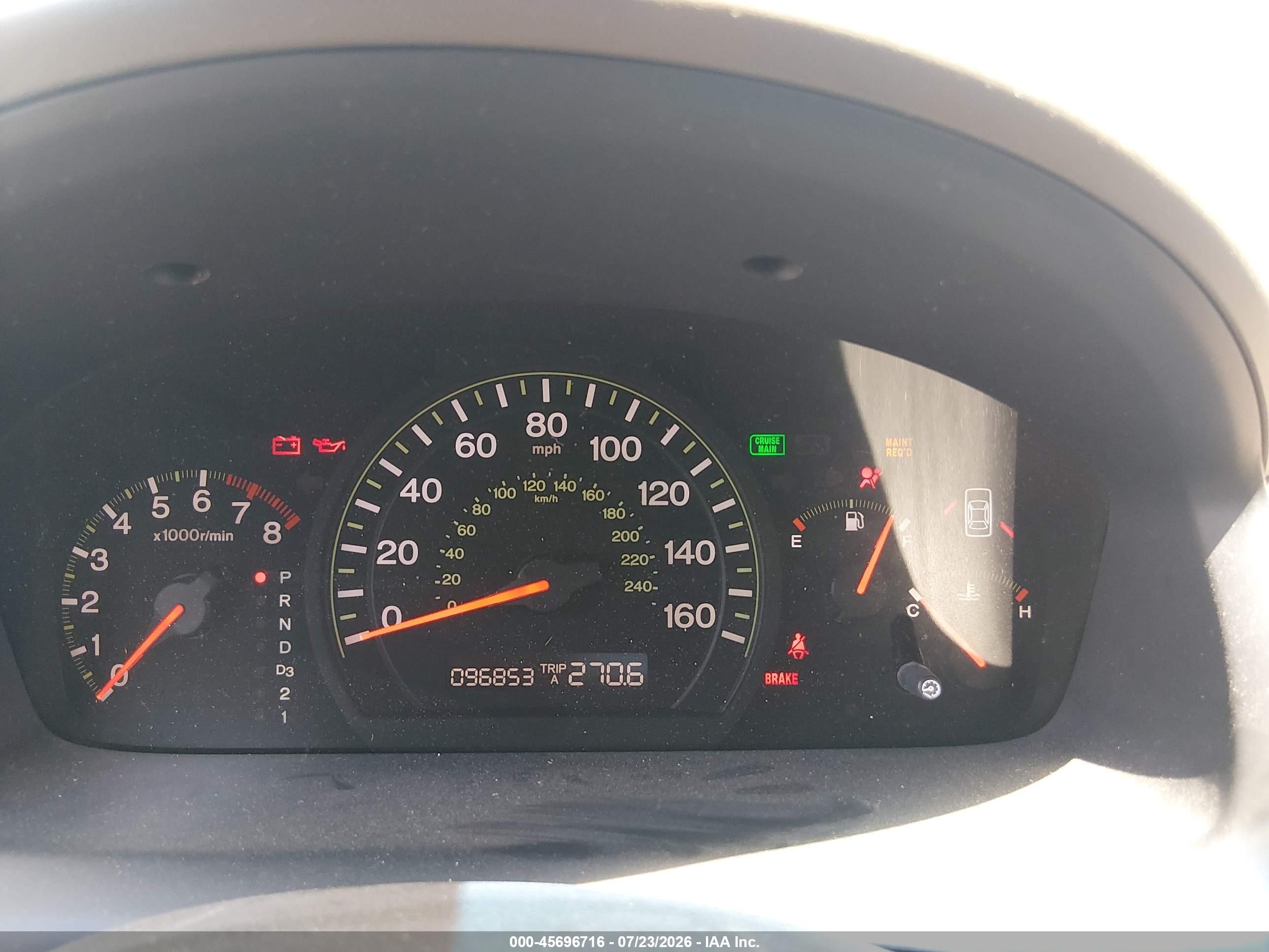 2005 Honda Accord 2.4 Ex Beige vin: JHMCM56895C004466