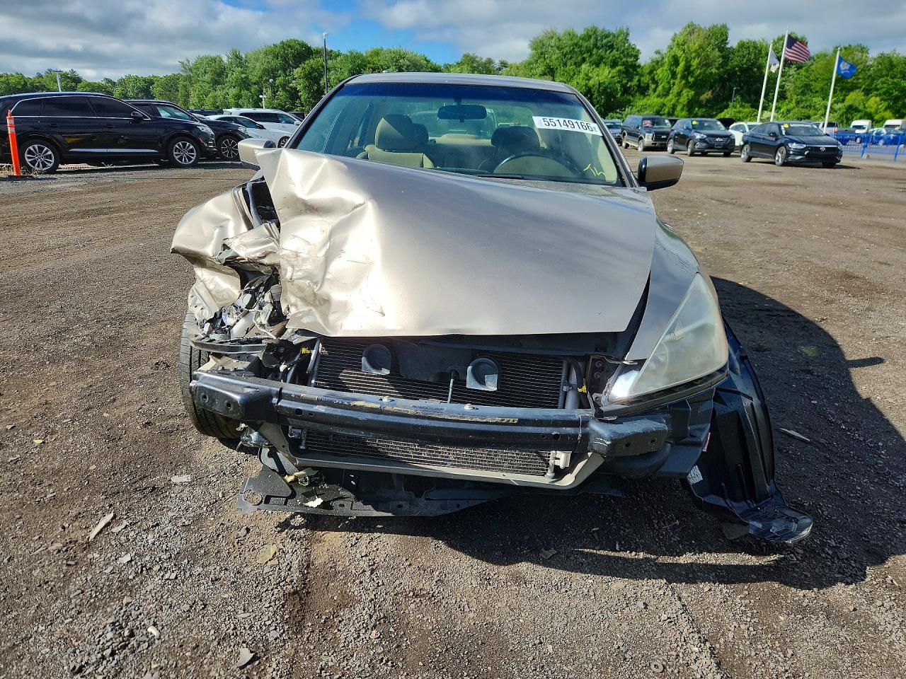 2005 Honda Accord Ex Gold vin: JHMCM56895C005083