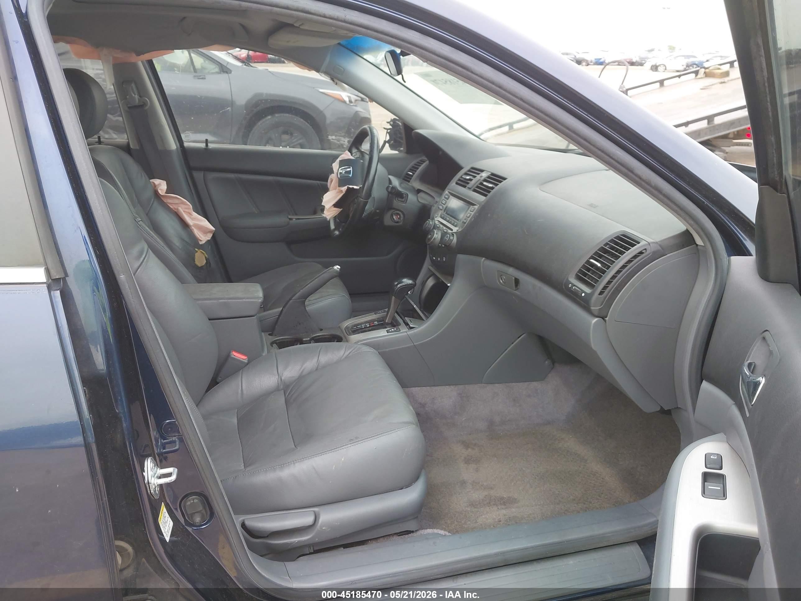 2006 Honda Accord 2.4 Ex Dark Blue vin: JHMCM56896C004484