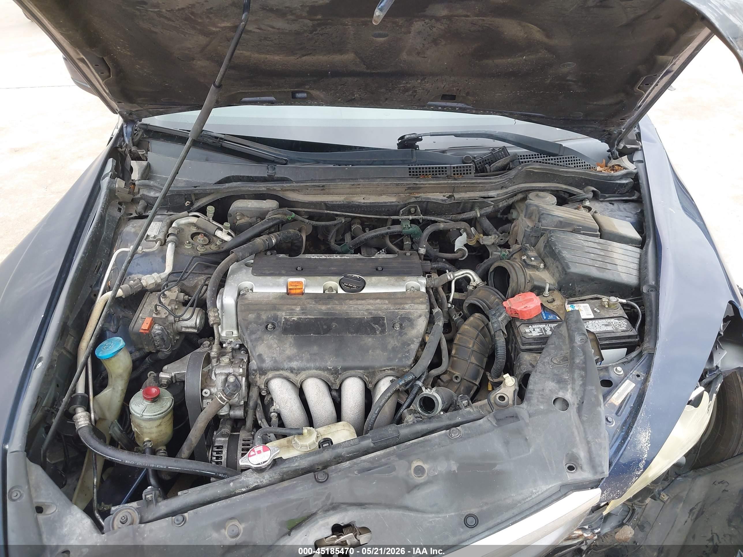 2006 Honda Accord 2.4 Ex Dark Blue vin: JHMCM56896C004484