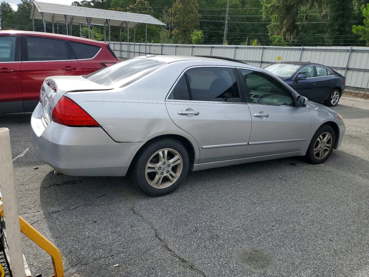 2006 Honda Accord Ex Silver vin: JHMCM568X6C005174