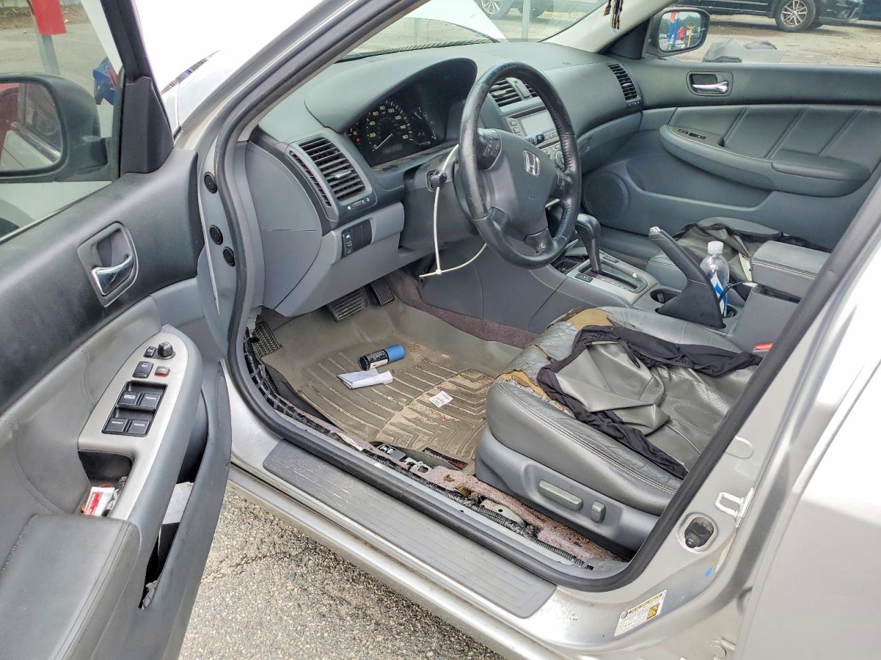 2006 Honda Accord Ex Silver vin: JHMCM568X6C005174
