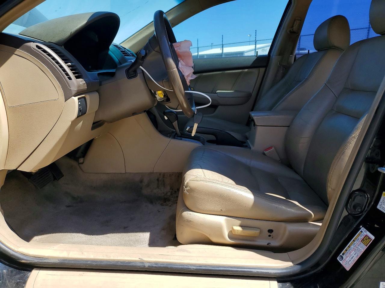 2007 Honda Accord Ex Black vin: JHMCM568X7C002065