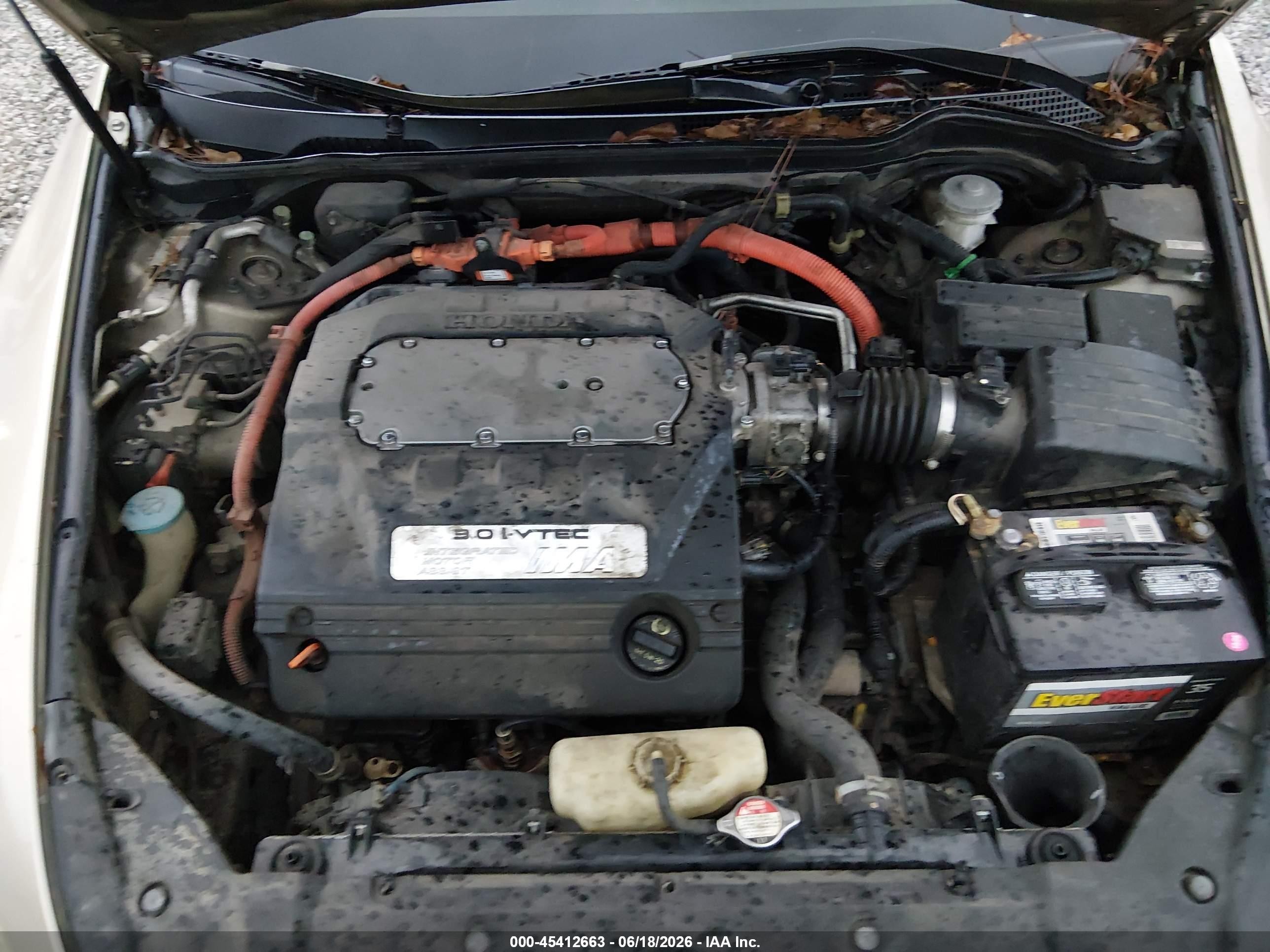2005 Honda Accord Hybrid Ima Gold vin: JHMCN36415C016478