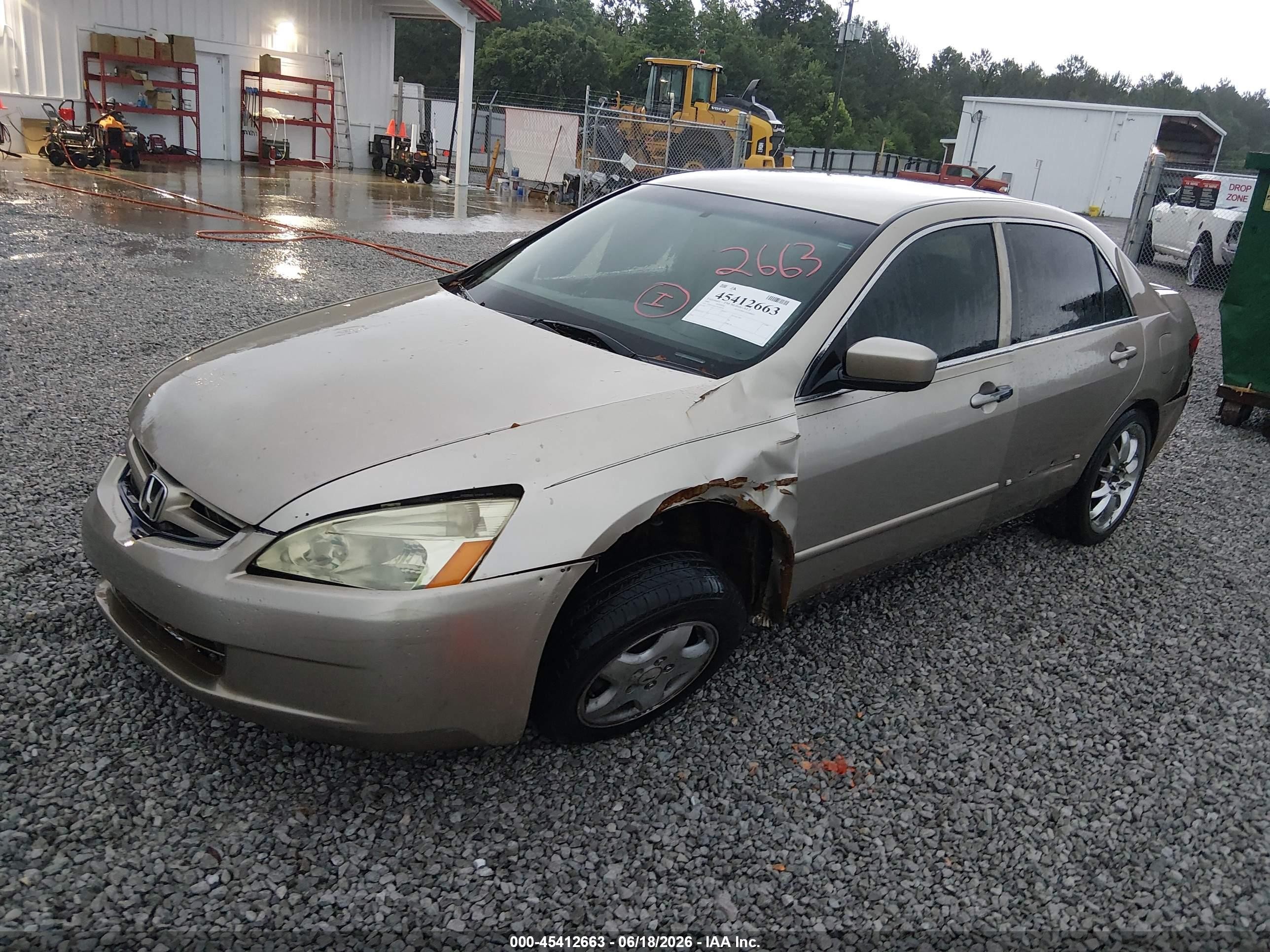 2005 Honda Accord Hybrid Ima Gold vin: JHMCN36415C016478