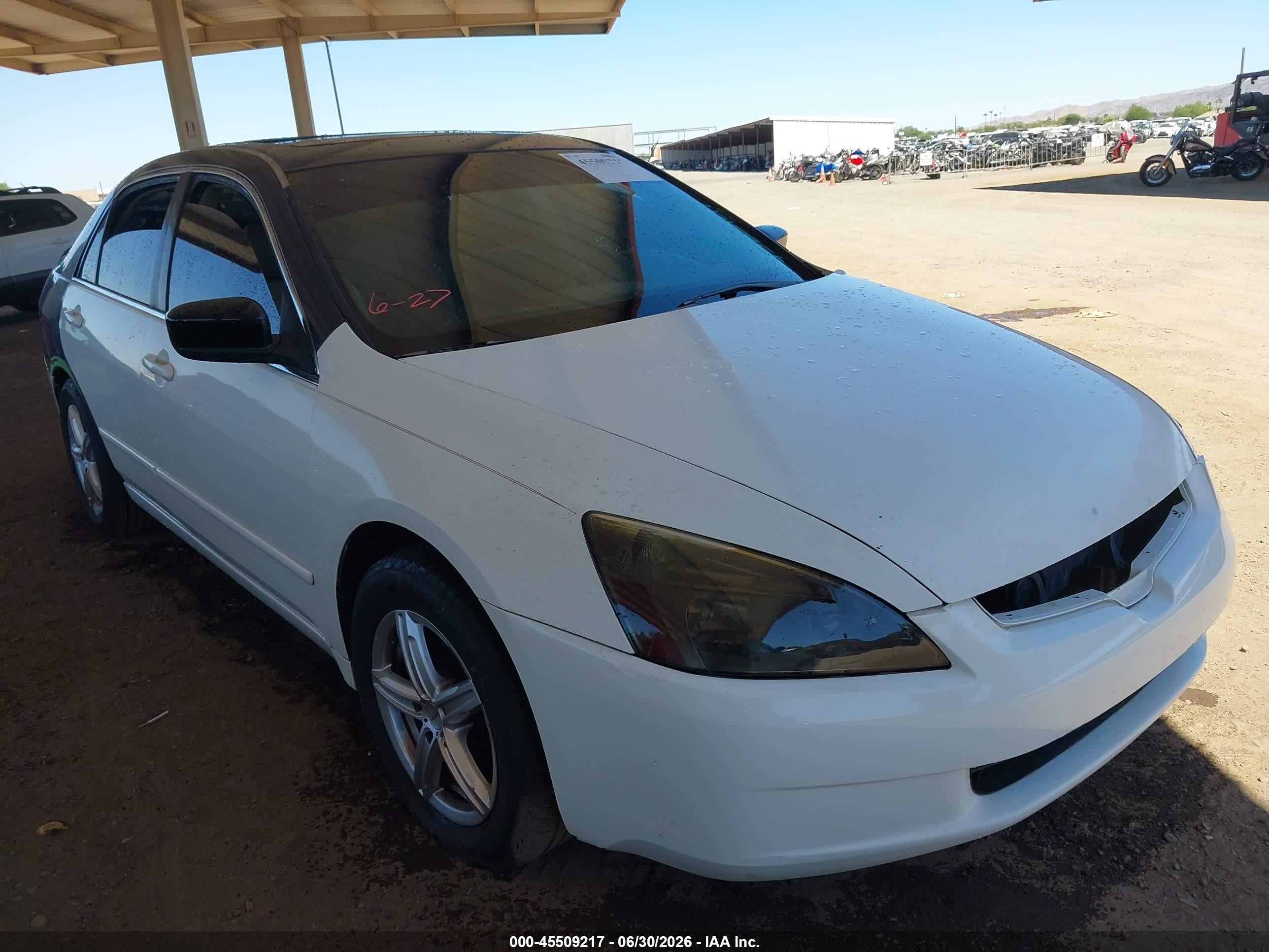 2005 Honda Accord Hybrid Ima Белый vin: JHMCN36425C016571