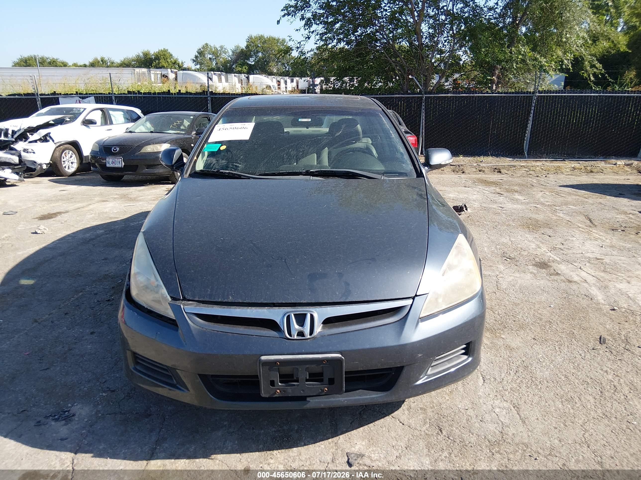 2006 Honda Accord Hybrid   Gray vin: JHMCN36436C001224