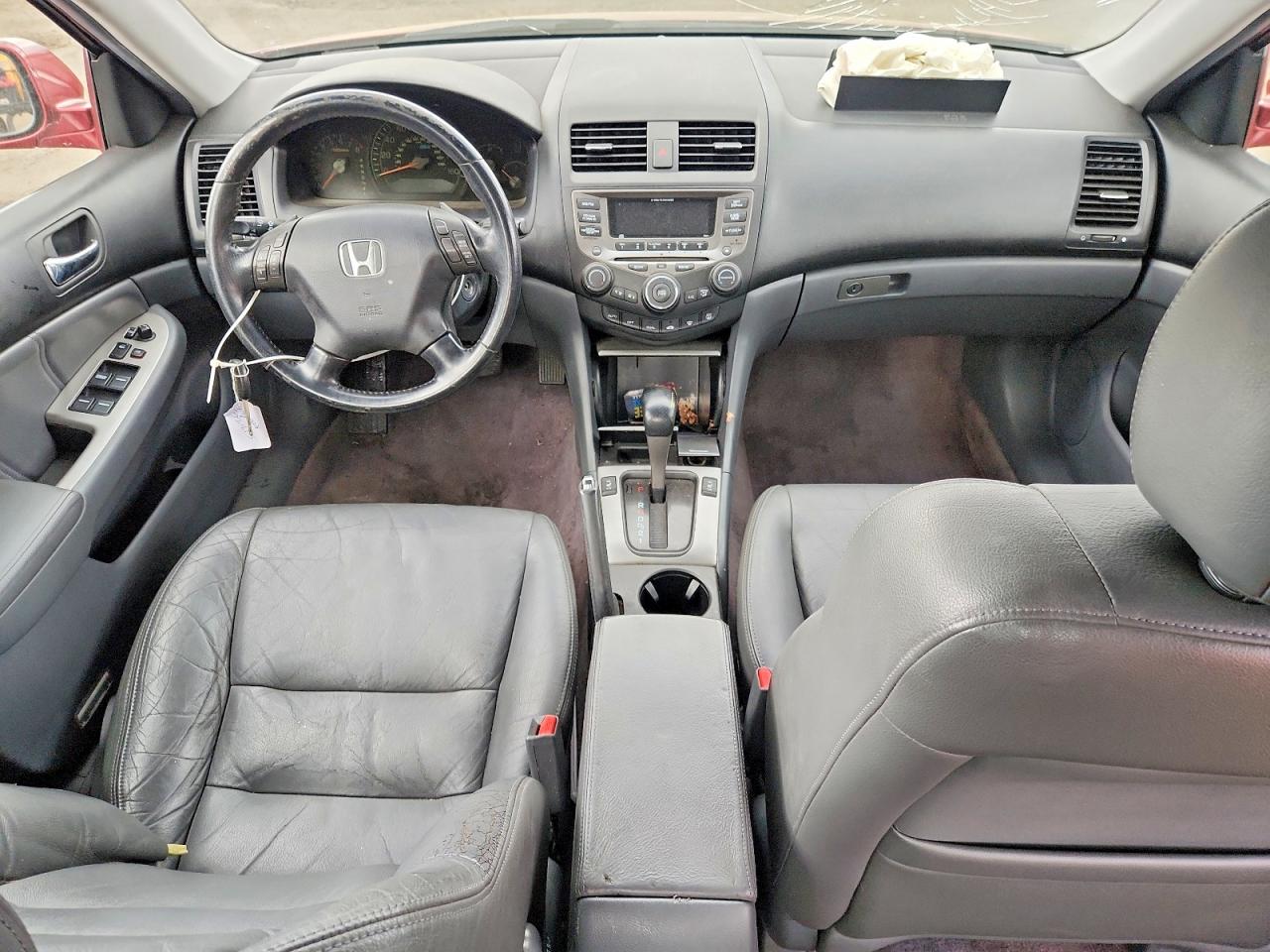 2006 Honda Accord Hybrid Burgundy vin: JHMCN36446C002592