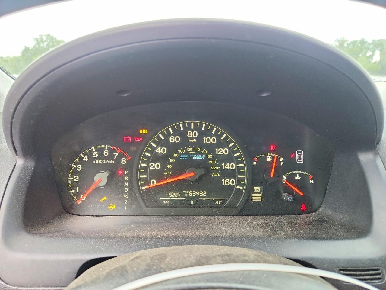 2006 Honda Accord Hybrid Burgundy vin: JHMCN36446C002592