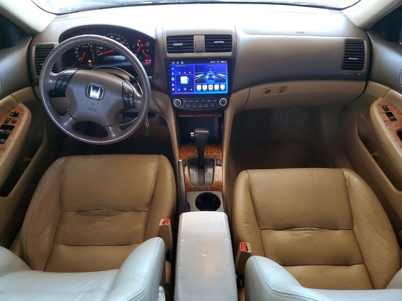 2005 Honda Accord Hybrid Beige vin: JHMCN36455C014829